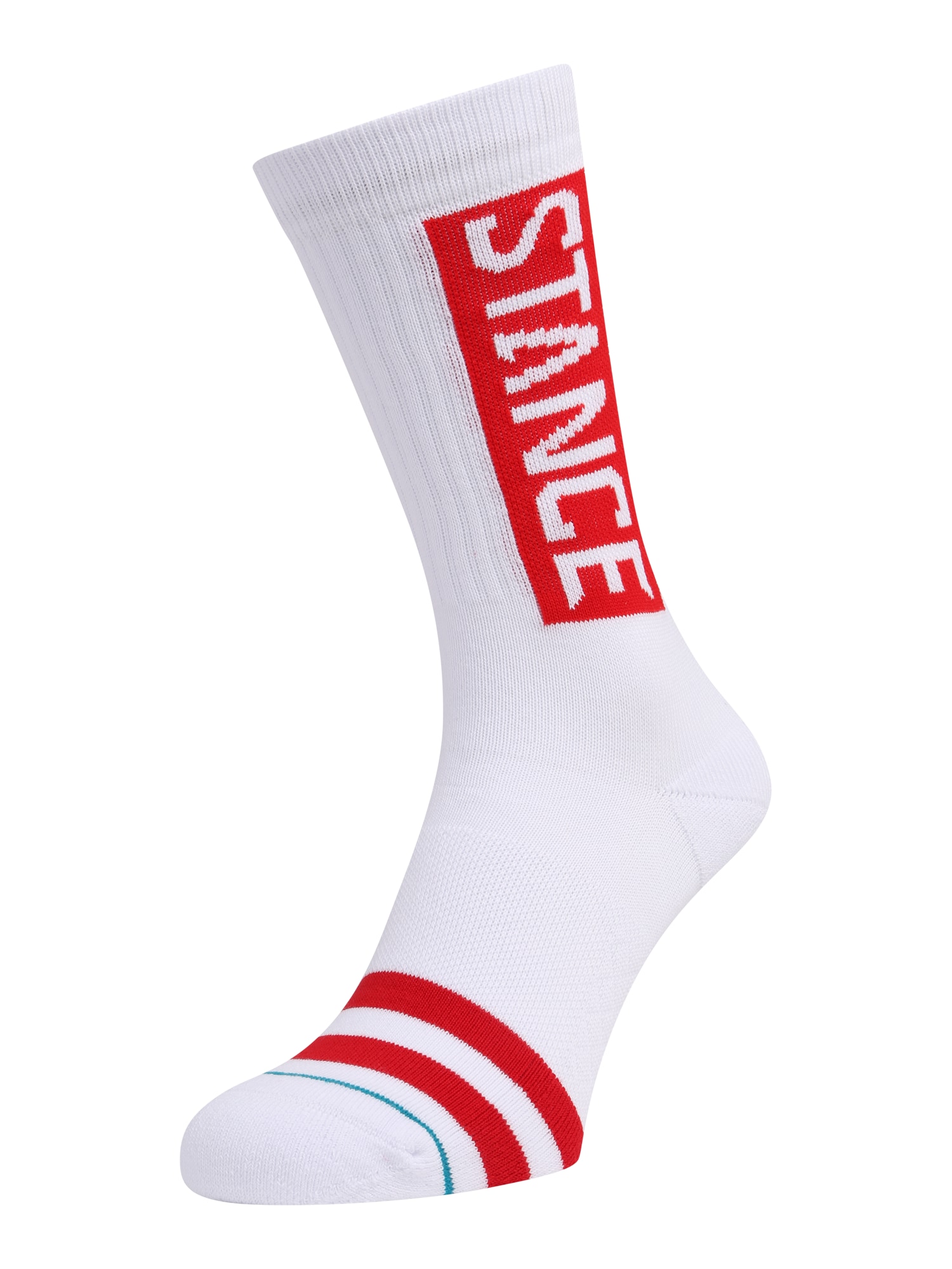 Stance Sportinės kojinės raudona / balta