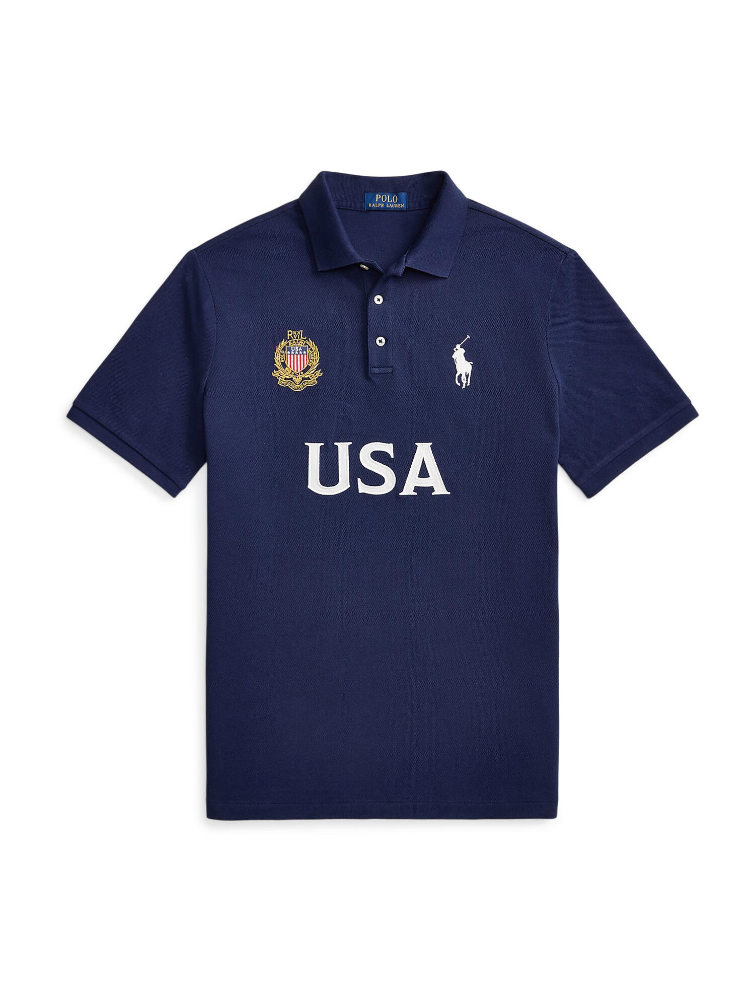 Polo Ralph Lauren Majica  mornarsko plava / bijela