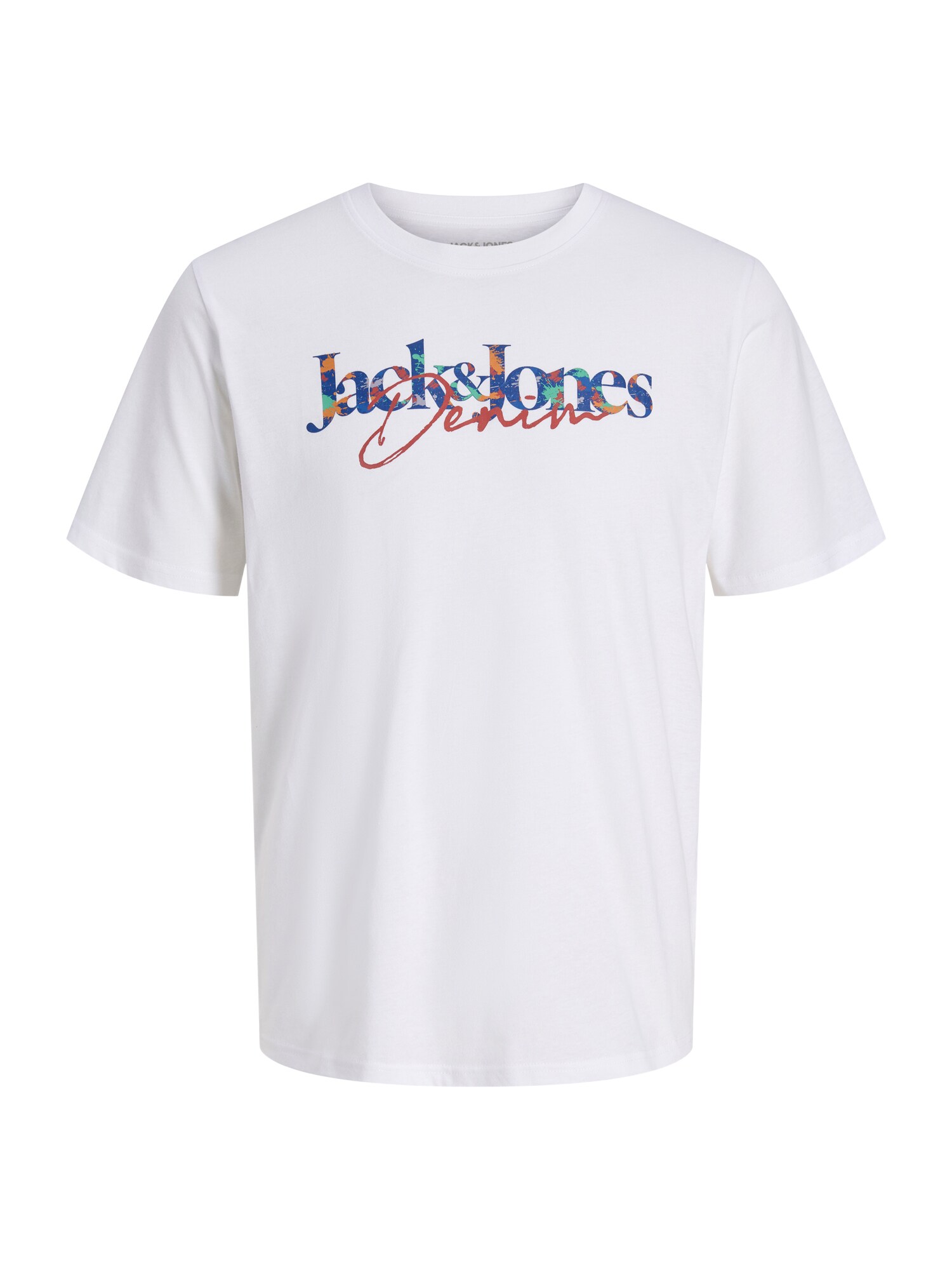 Jack & Jones Plus Tričko 'JJTom'  námornícka modrá / karmínovo červená / biela