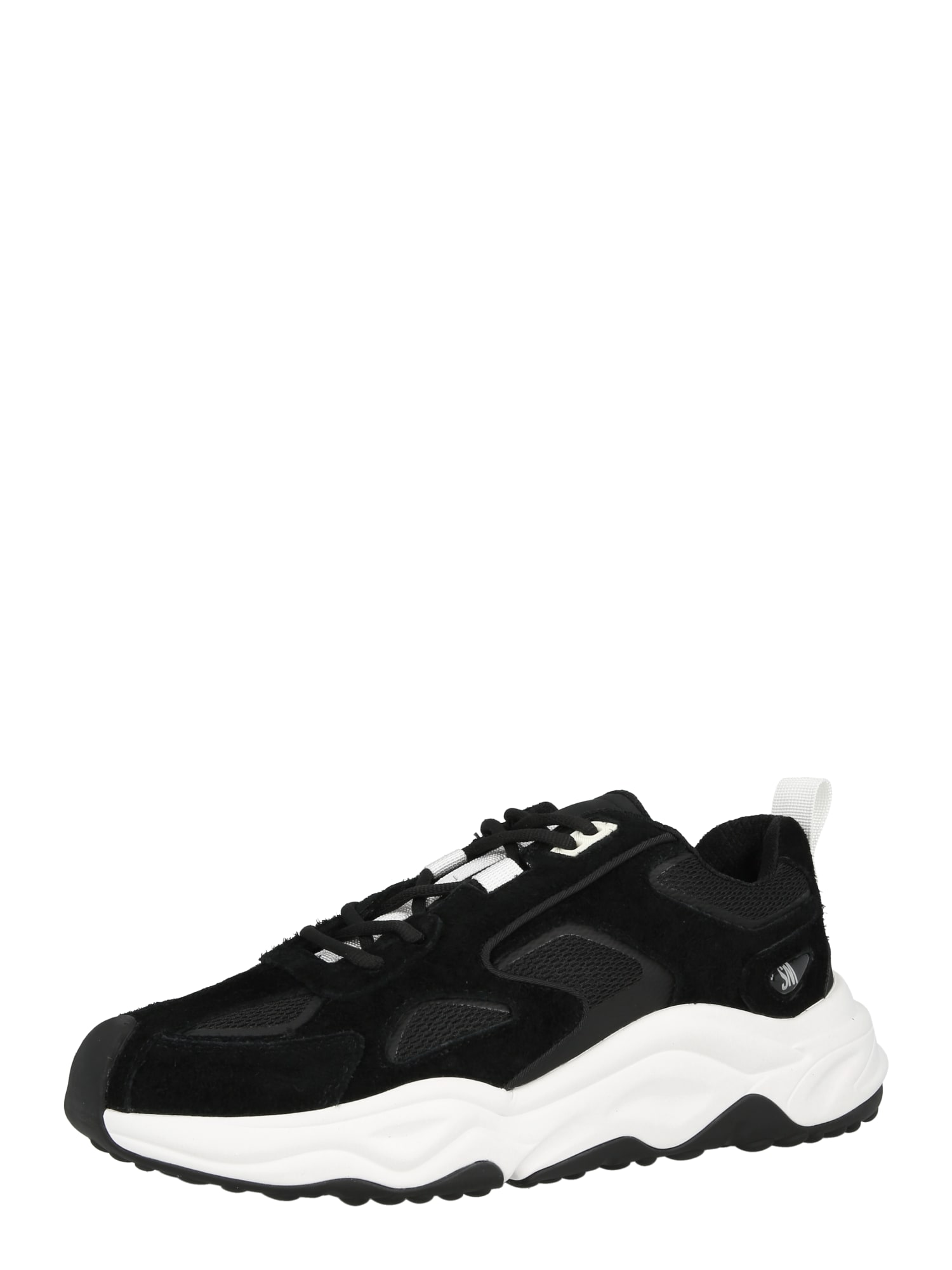 STEVE MADDEN Sneaker low Serpent-H  negru / alb