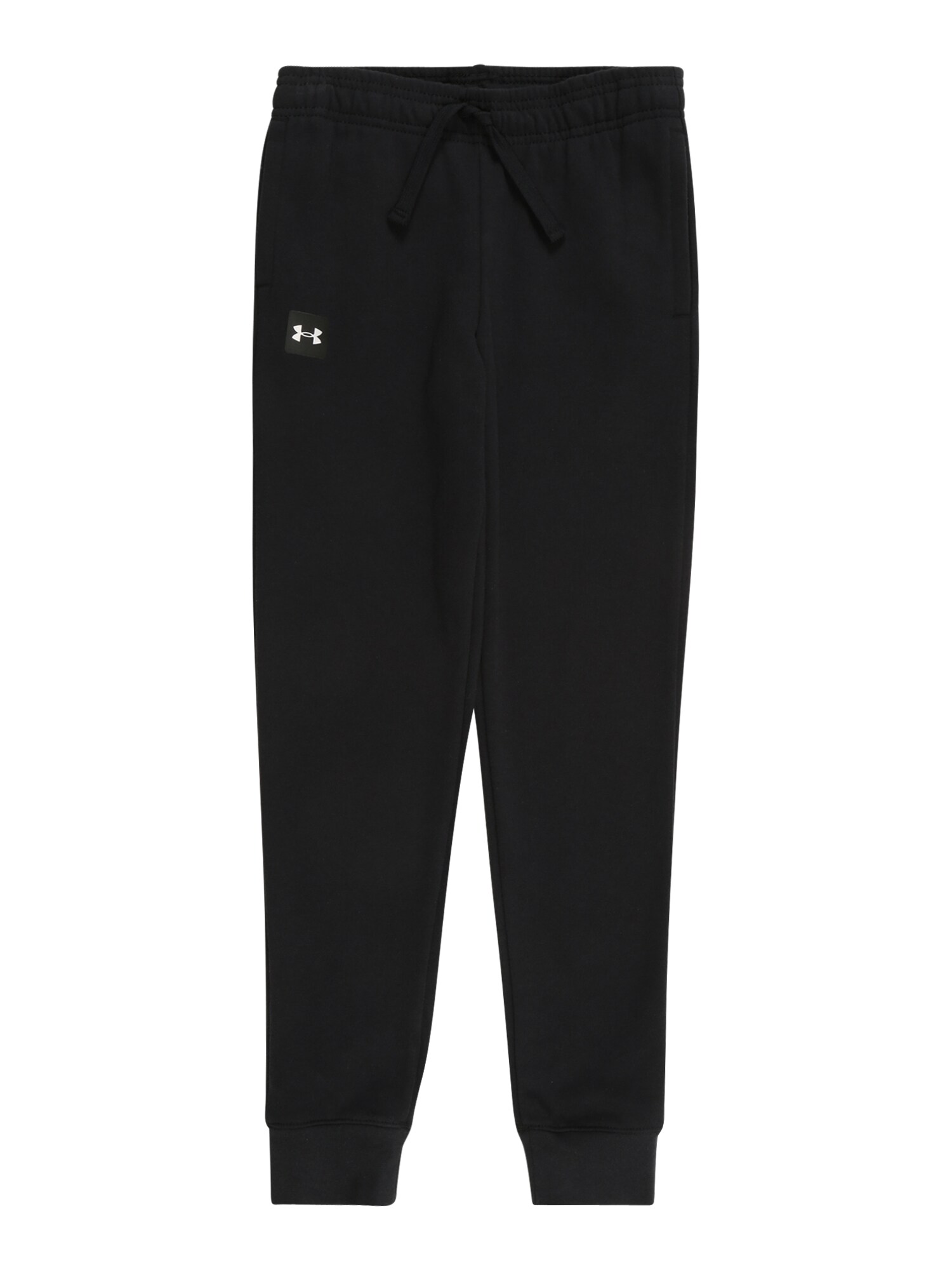 UNDER ARMOUR Sportinės kelnės 'RIVAL'  juoda / balta