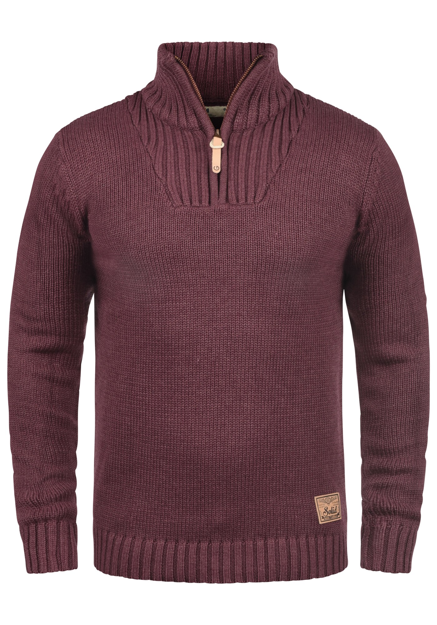 Solid Jersey 'Petro' rojo vino