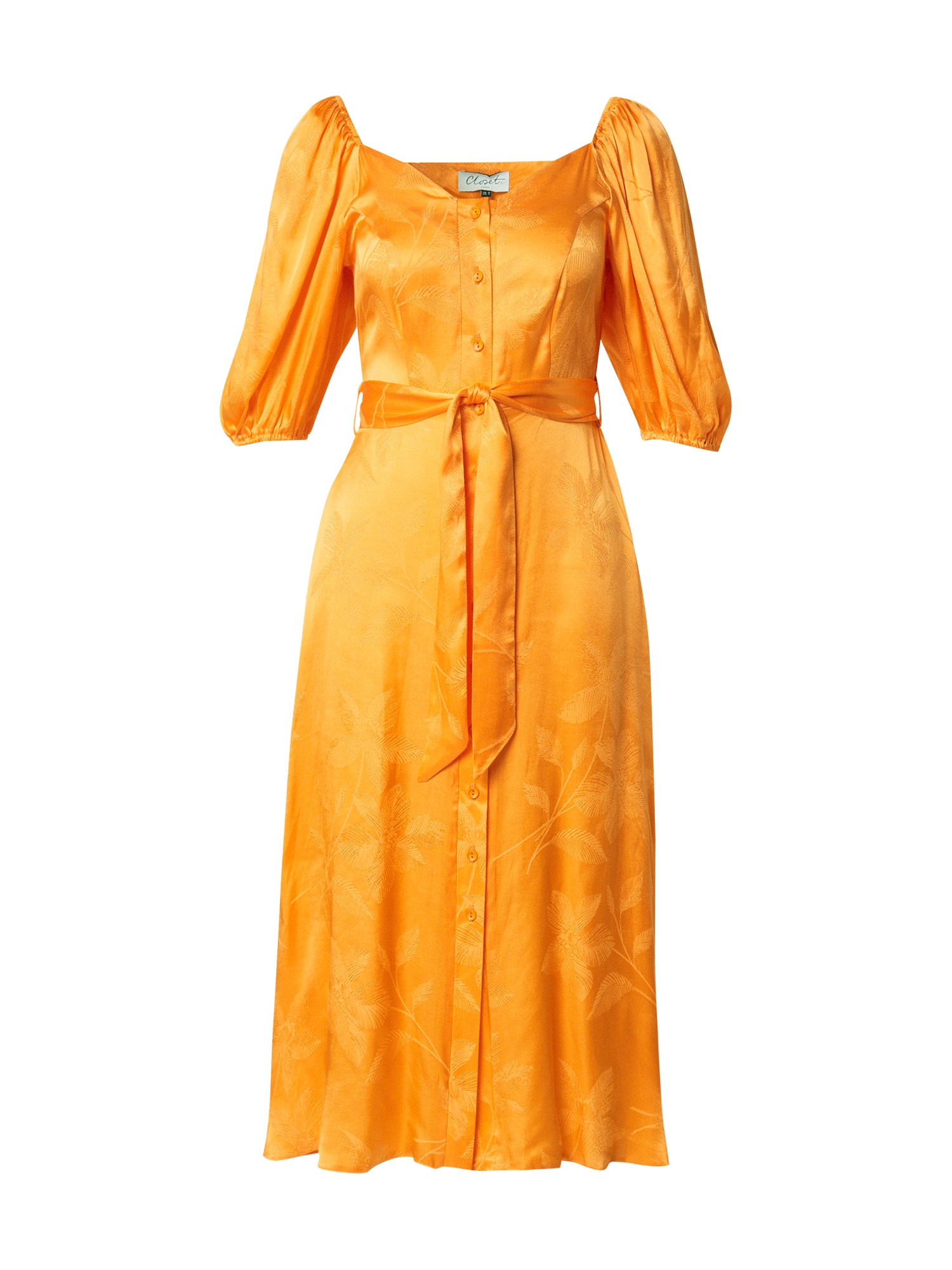 Closet London Šaty 'Closet London Sweetheart Neck Dress D7885' oranžová