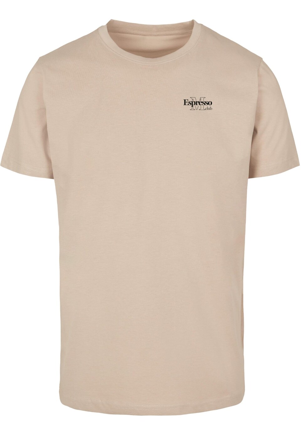 T-shirt ' Espresso M Club' sand / brun