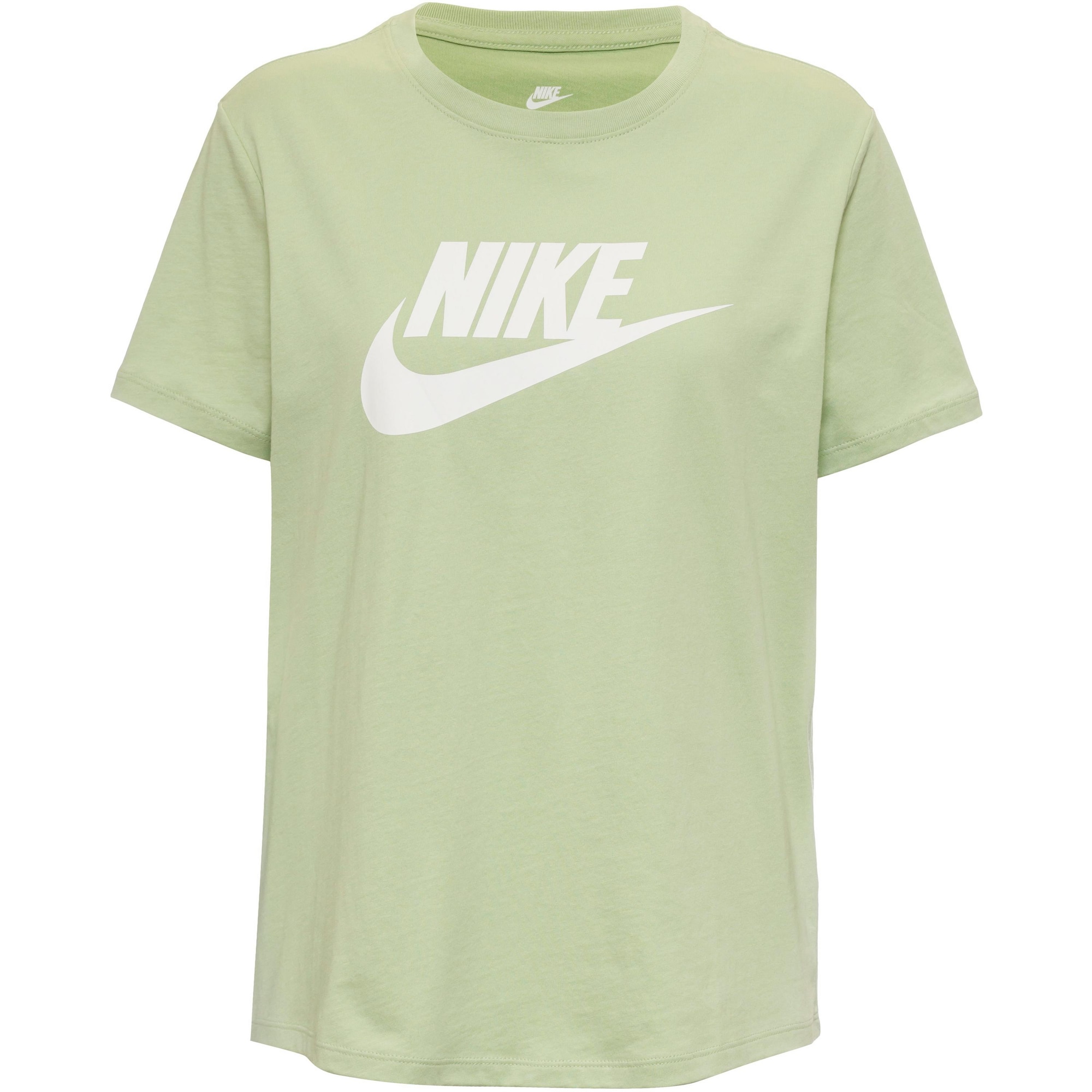 Nike Sportswear Funkčné tričko 'Essential'  svetlozelená / biela