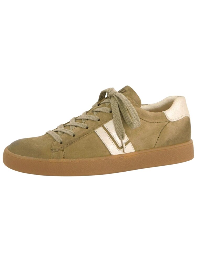 Paul Green Sneaker Damen Größe 43 creme / oliv
