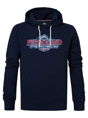 Petrol Industries Sweatshirt ‘Surf’ Navy / Donkerblauw / Rood / Wit