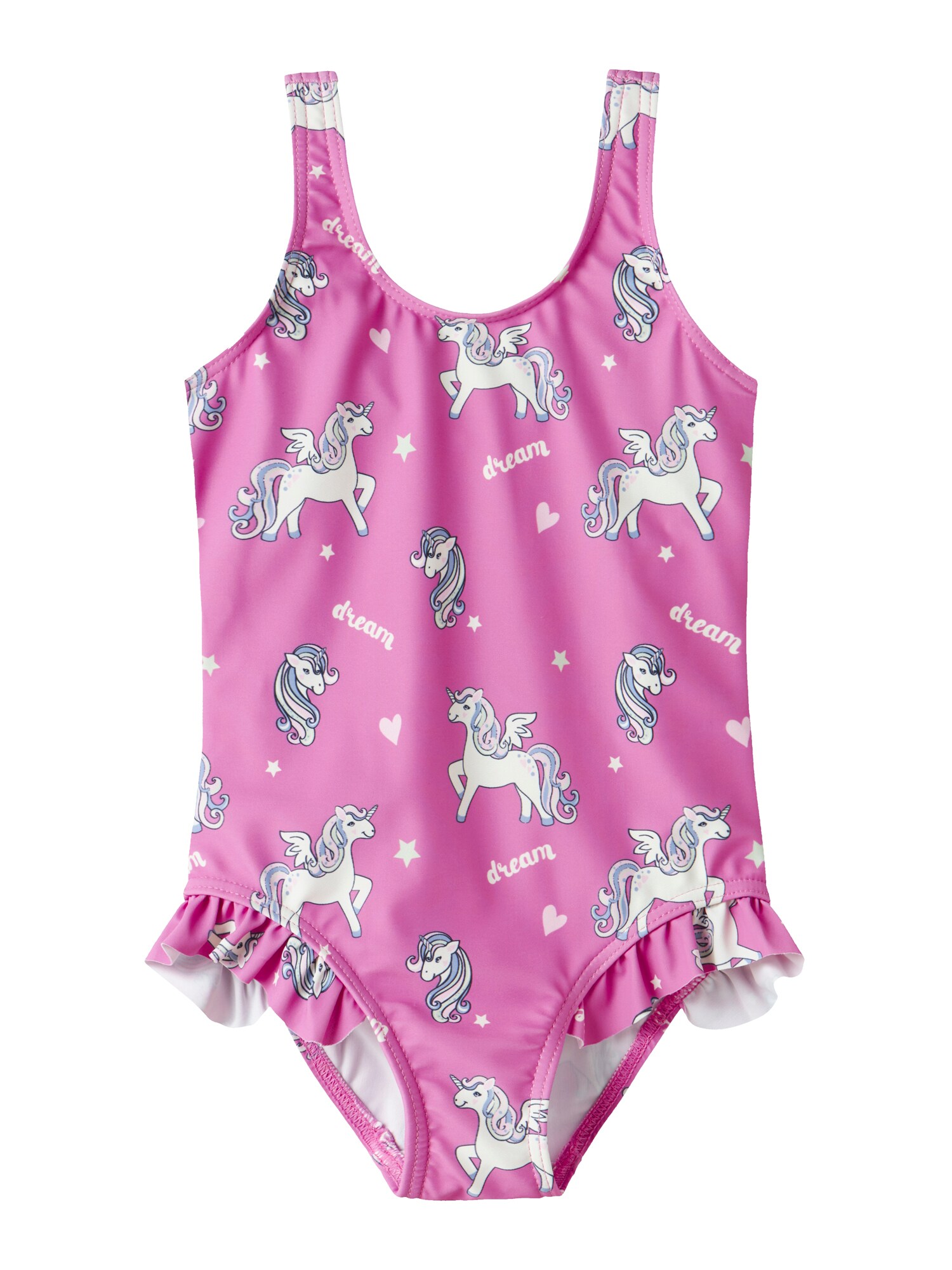 NAME IT Costum de baie întreg 'NMFZENIA'  mov lavandă / fucsia / alb