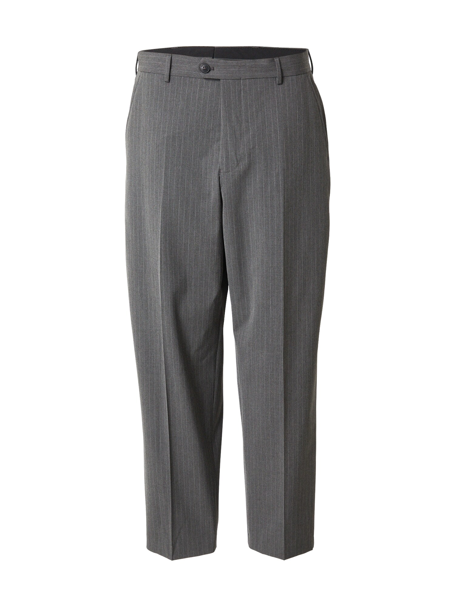 SELECTED Pantaloni cu dungă SLHLIAM  gri deschis / gri închis