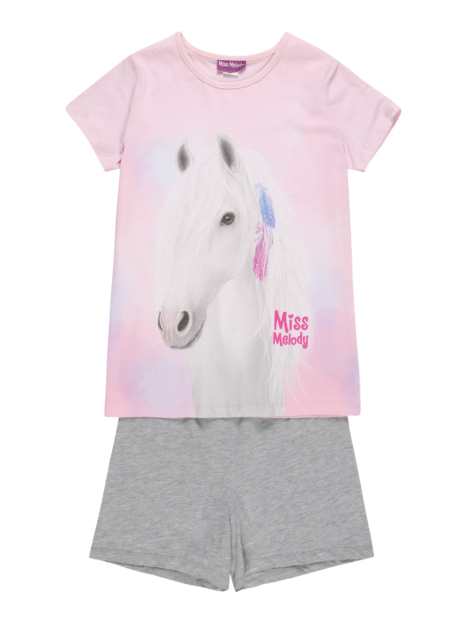 Miss Melody Pijama  cinzento claro / acinzentado / roxo claro / rosa / cor-de-rosa