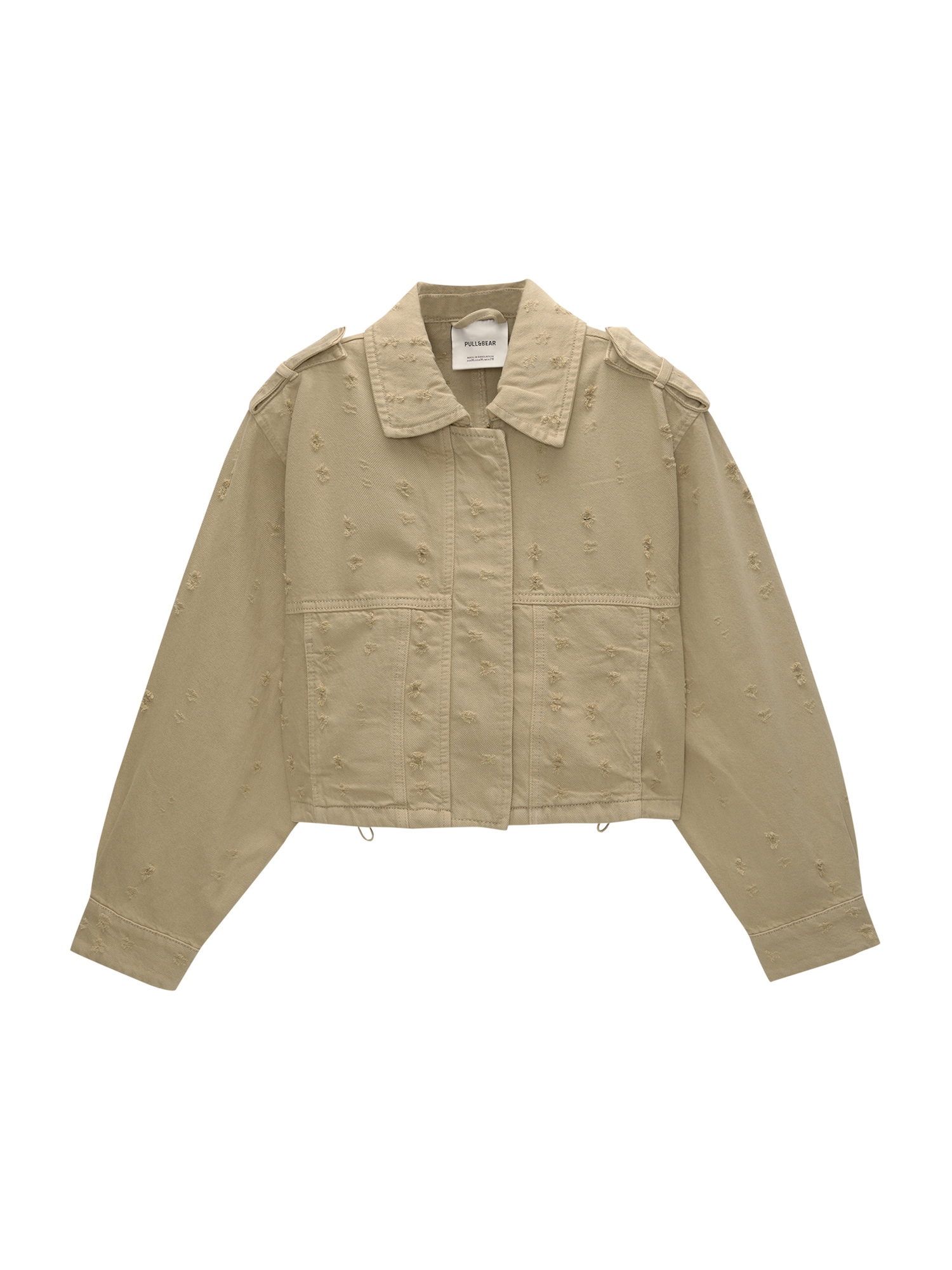 Pull&Bear Geacă de primăvară-toamnă  nisipiu