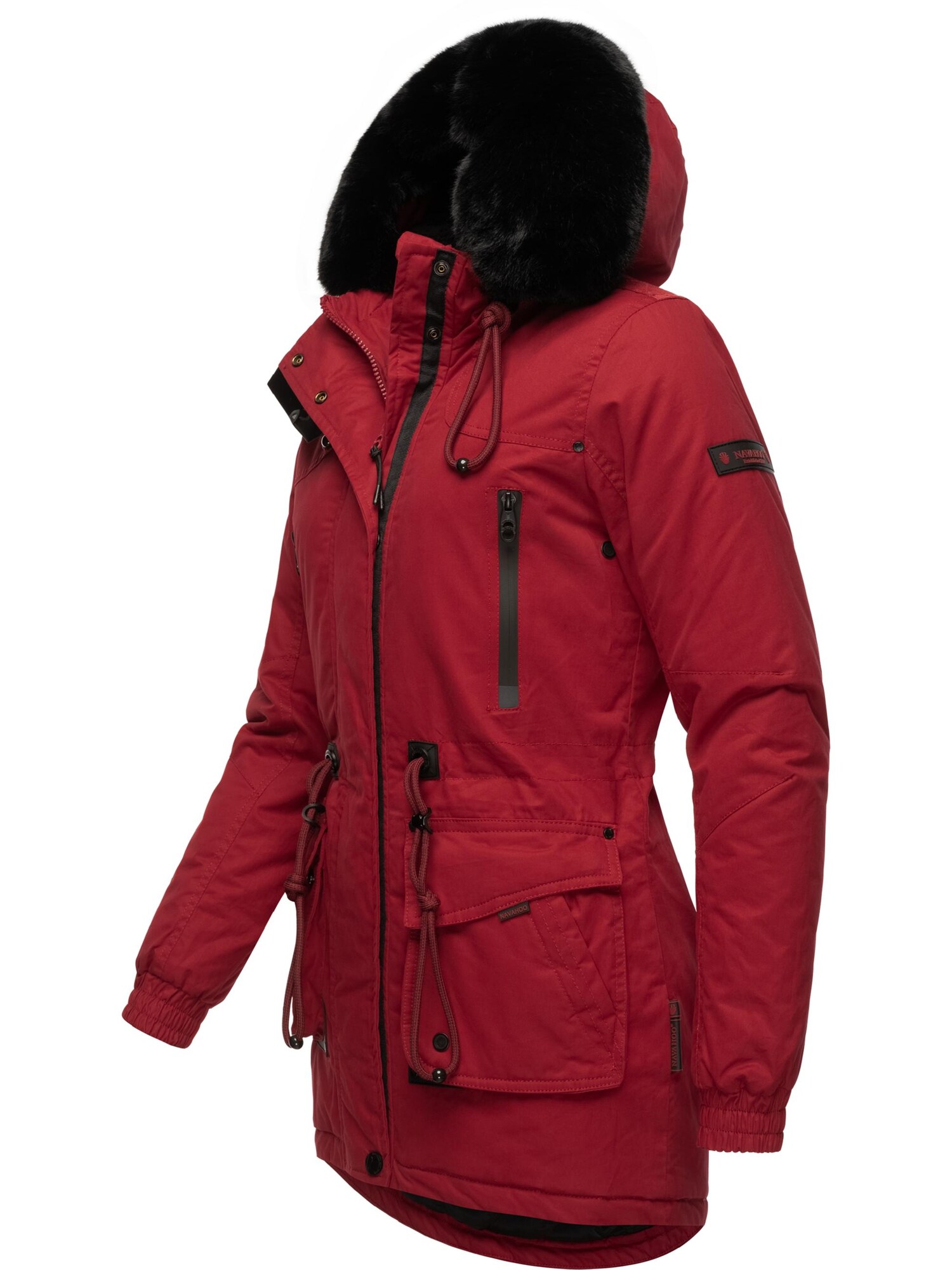 NAVAHOO Téli parka  vérvörös / fekete termék 2. képe