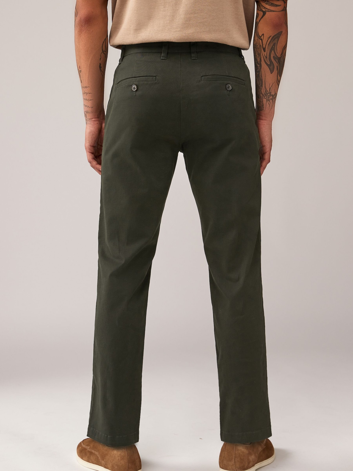 Next Chino nadrág  khaki termék 2. képe