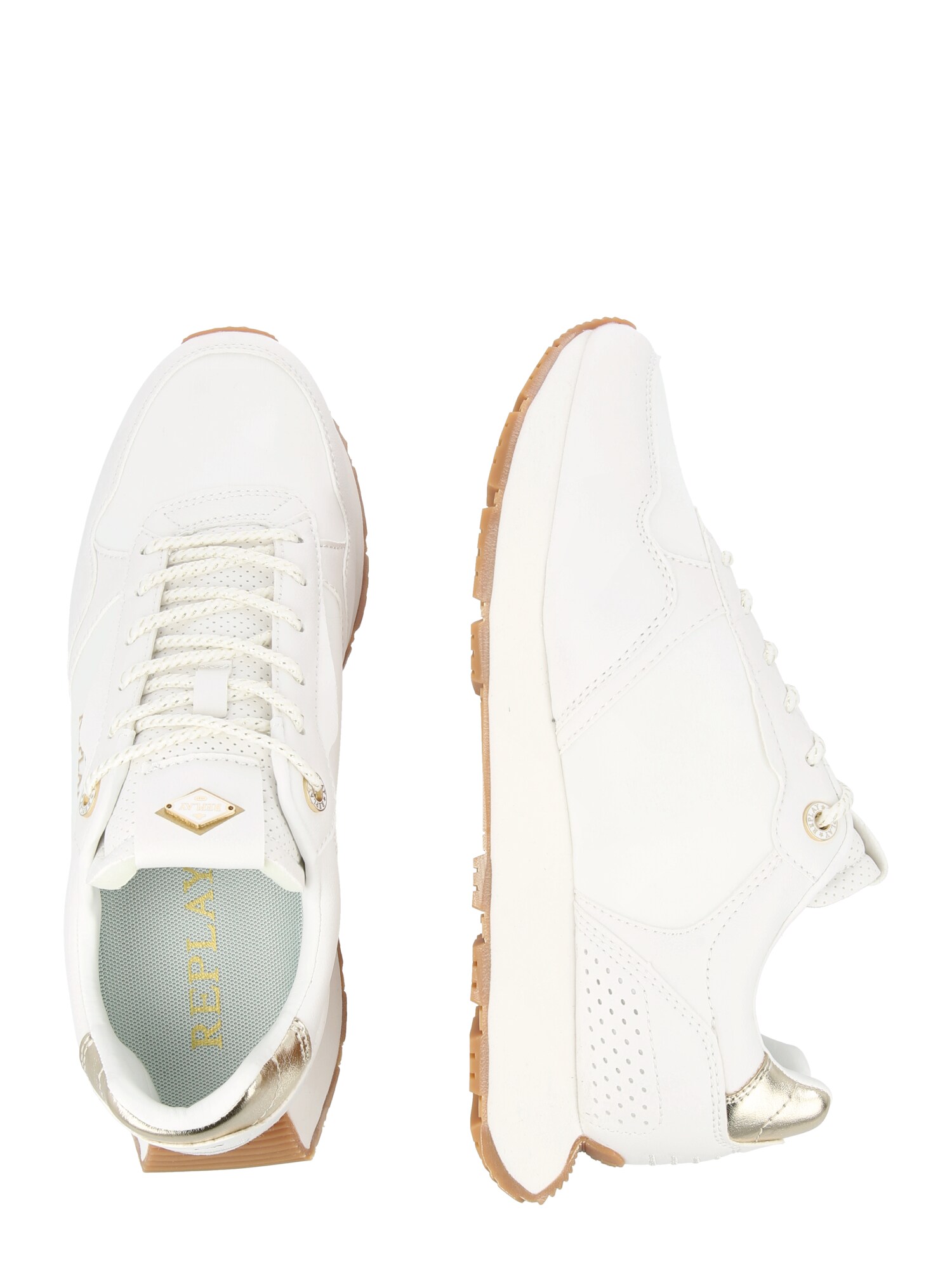 REPLAY Zapatillas deportivas bajas 'AVALAN SUN' dorado / oro / blanco – imagen 2