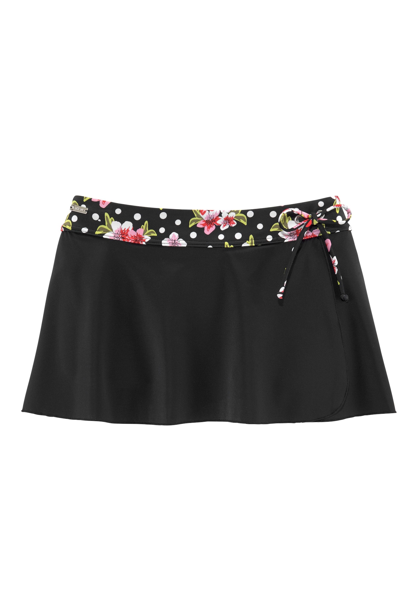 LASCANA Slip costum de baie  roz / negru / alb