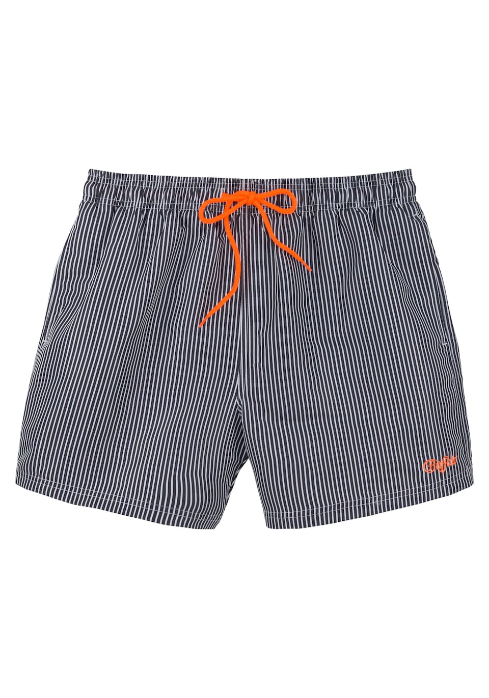 Badshorts orange / svart