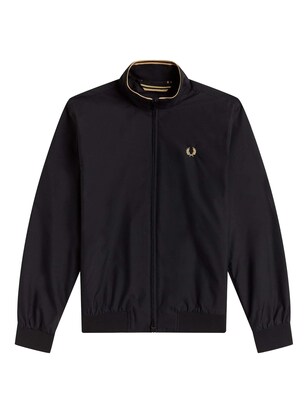 Fred Perry Tussenjas ‘Brentham’ Beige / Zwart