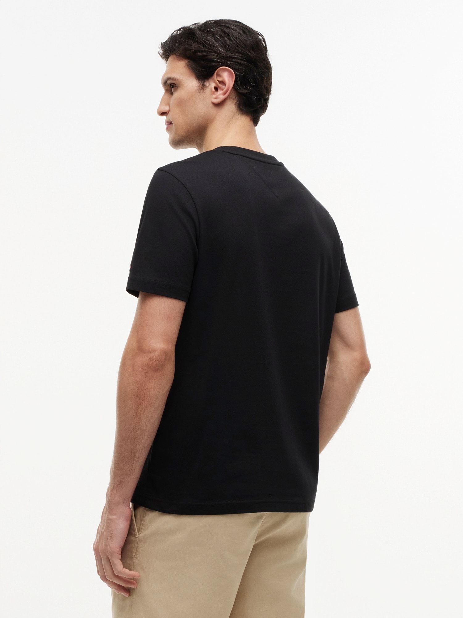 TOMMY HILFIGER Camiseta 'Logo Graphic' negro / blanco – imagen 3