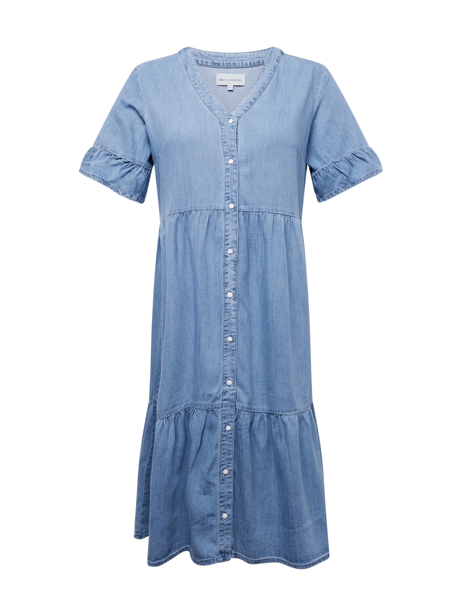 ONLY Carmakoma Košeľové šaty 'AREENA'  modrá denim
