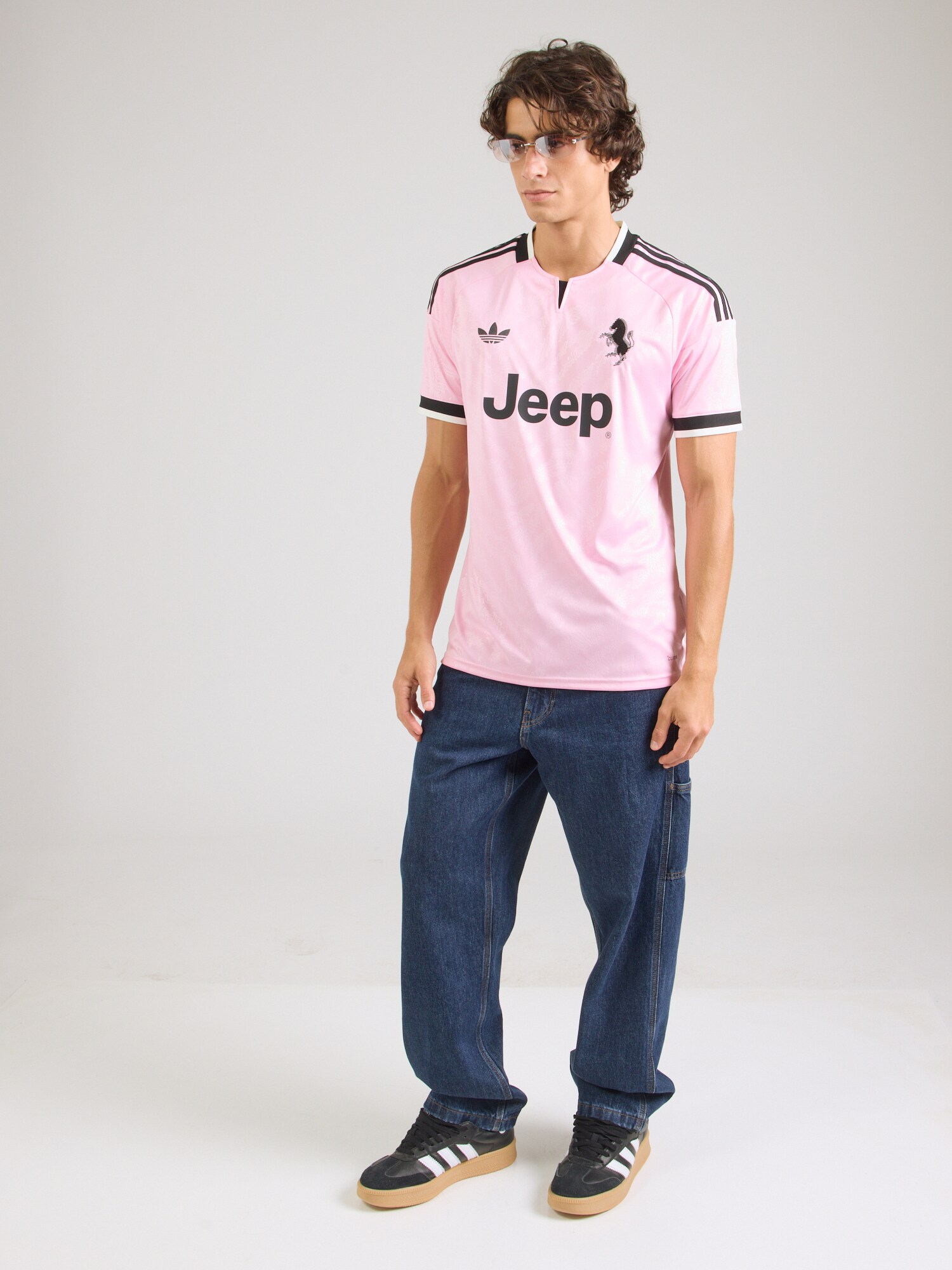 ADIDAS PERFORMANCE Camiseta de fútbol 'Juventus Turin 26/27' rosa / negro / blanco – imagen 3
