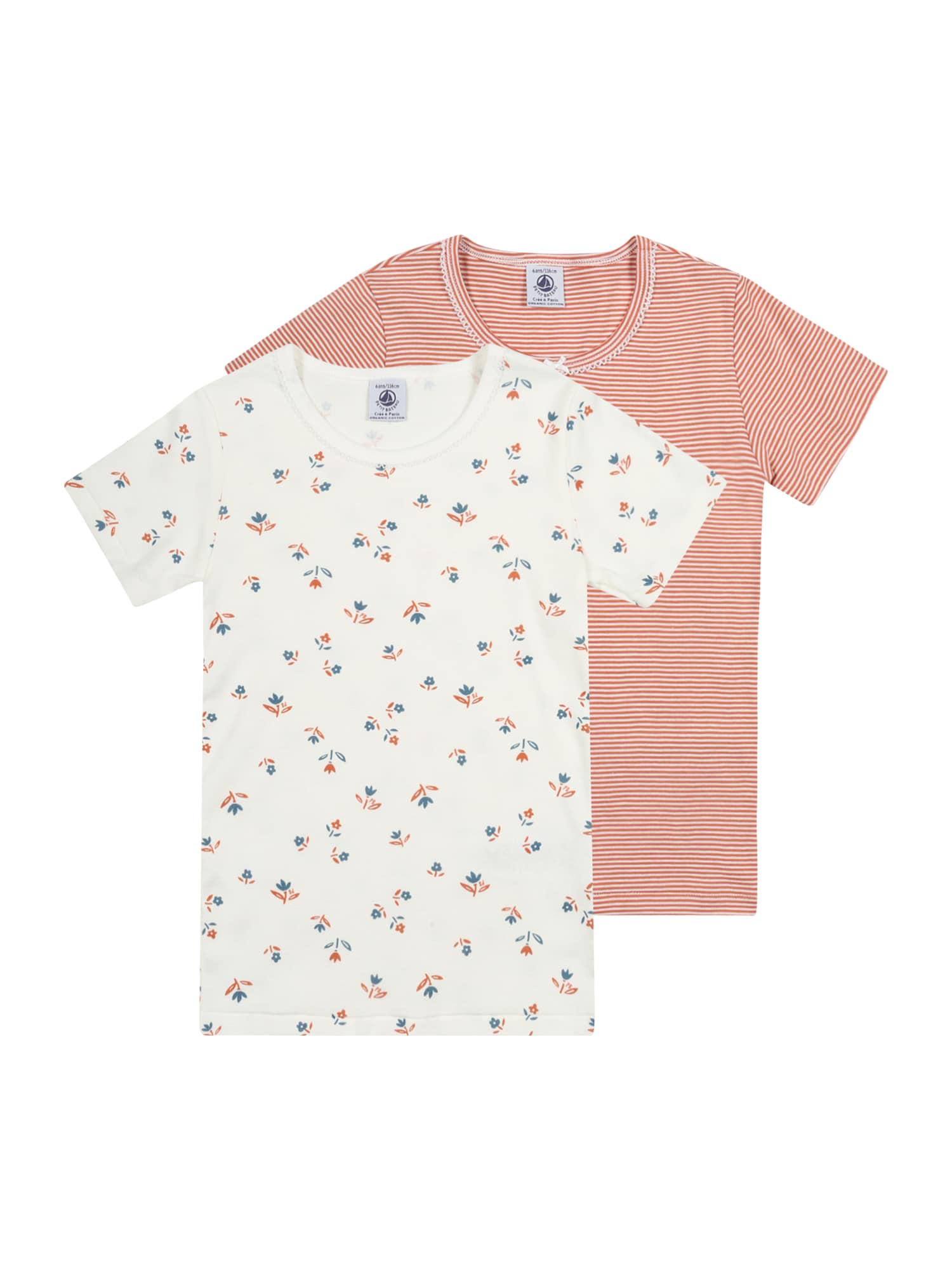 PETIT BATEAU Póló  kék / rozsdavörös / fehér akciós termékkép 1