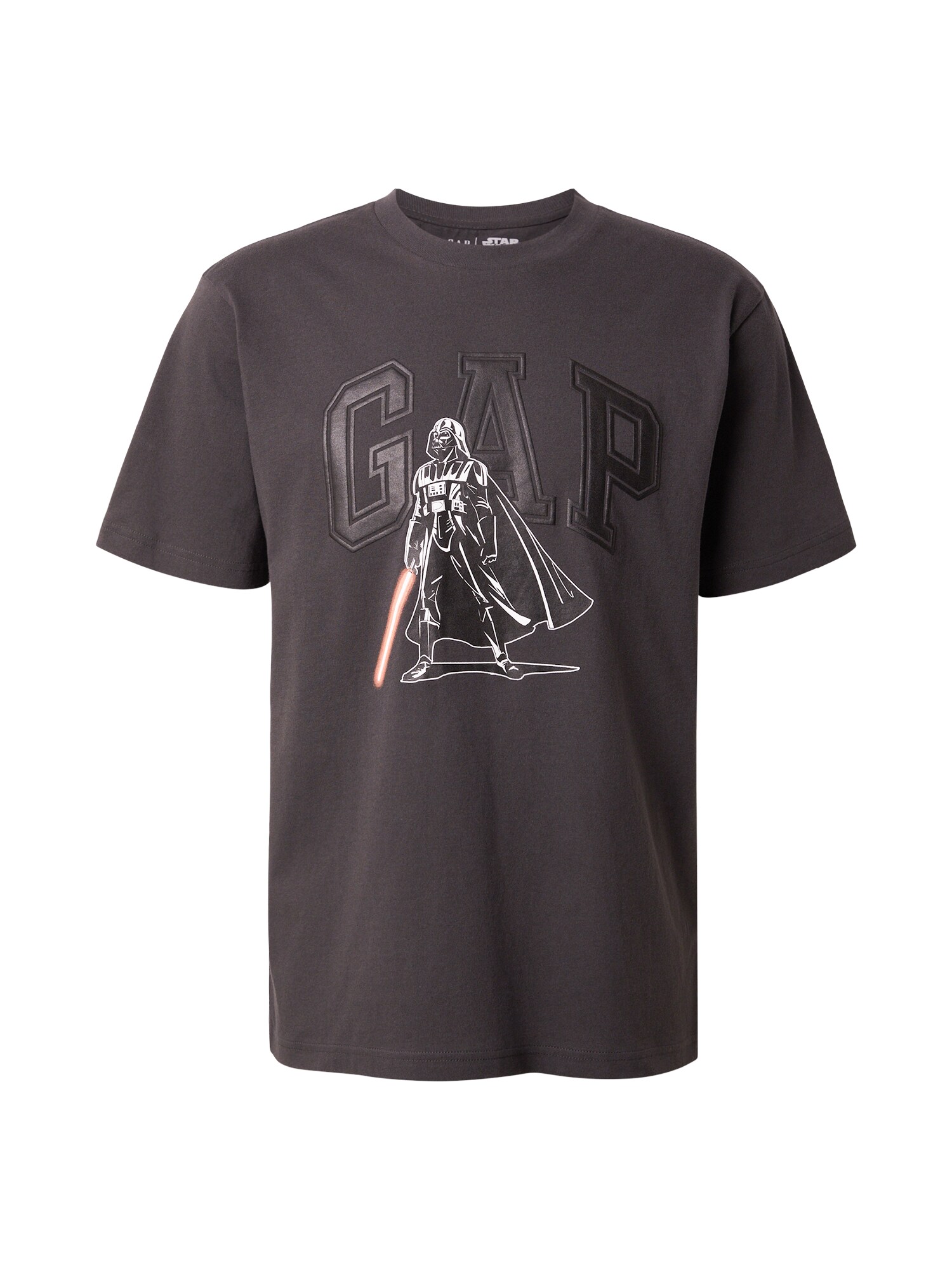 GAP Tricou 'DARTH VADER X GAP'  gri grafit / roșu / negru / alb