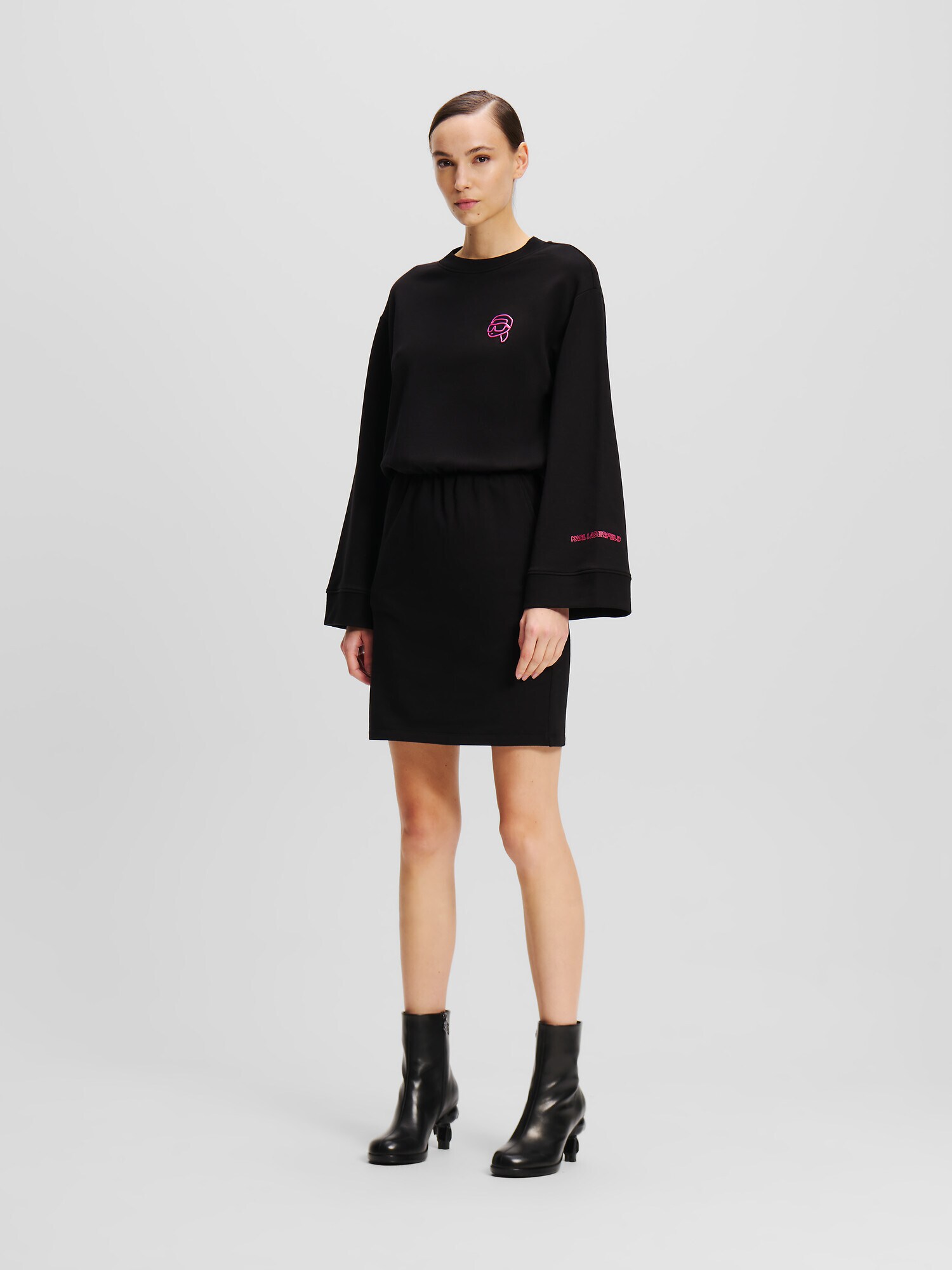 Karl Lagerfeld Ruha 'IKONIK'  rózsaszín / fekete termék 2. képe
