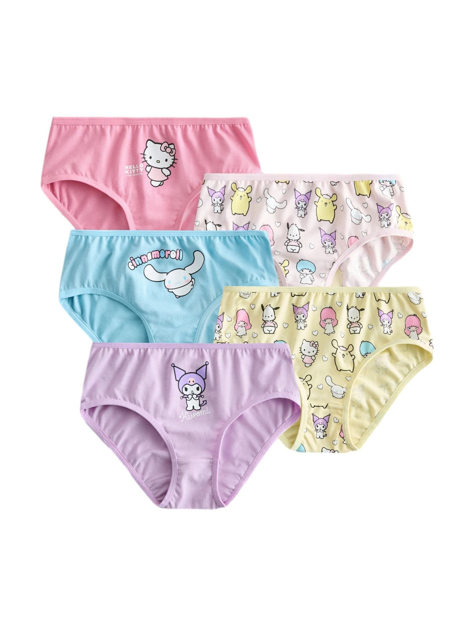 Next Onderbroek Lichtblauw / Lichtgeel / Lila / Pastelroze