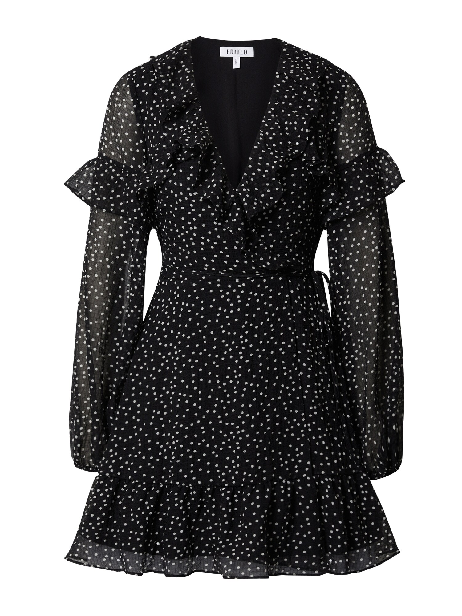 EDITED Rochie Lulu  negru / alb