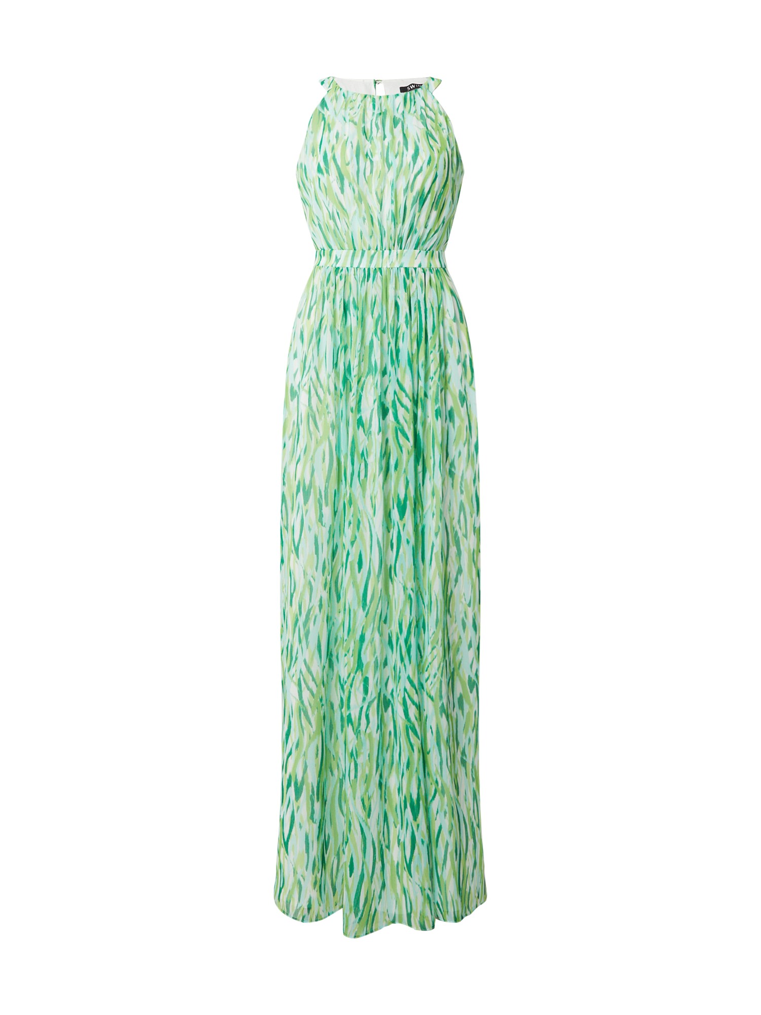 SWING Letné šaty  svetlomodrá / zelená / svetlozelená / biela