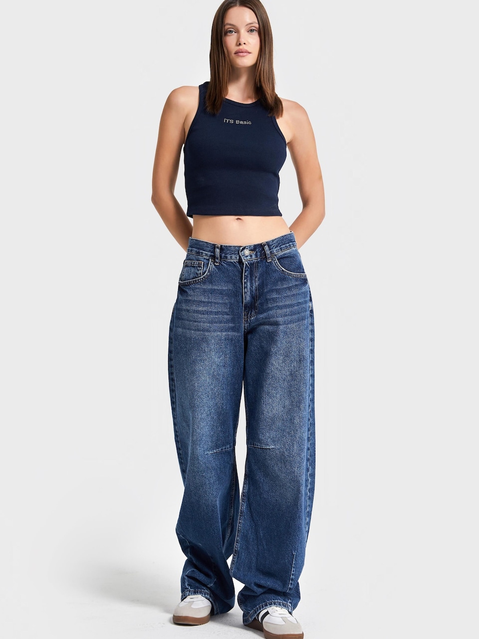 Jeans 'LUNA Baggy Mid Rise Jeans (Lenght 30)'