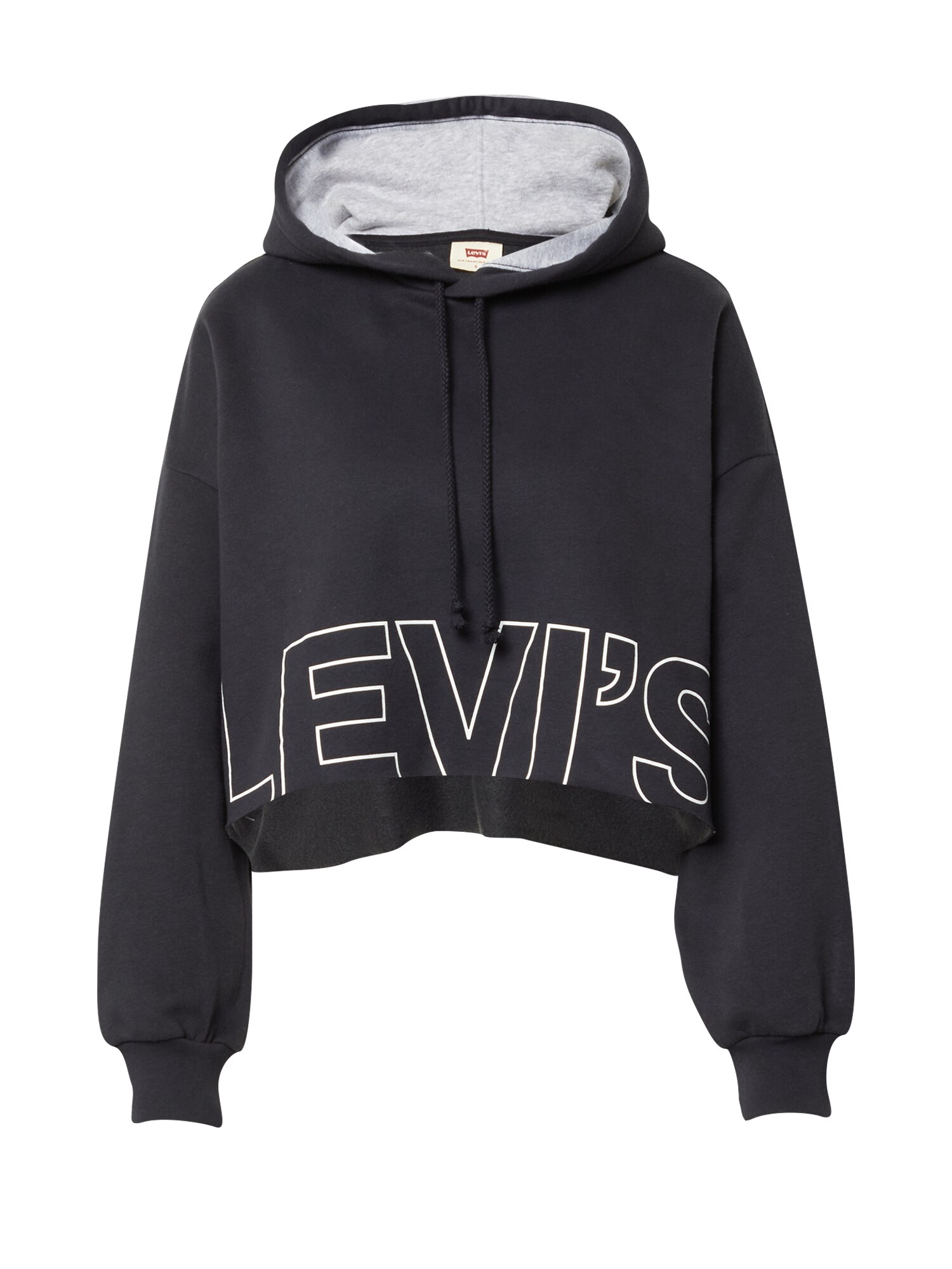 LEVI'S Sweater majica  siva melange / crna / bijela