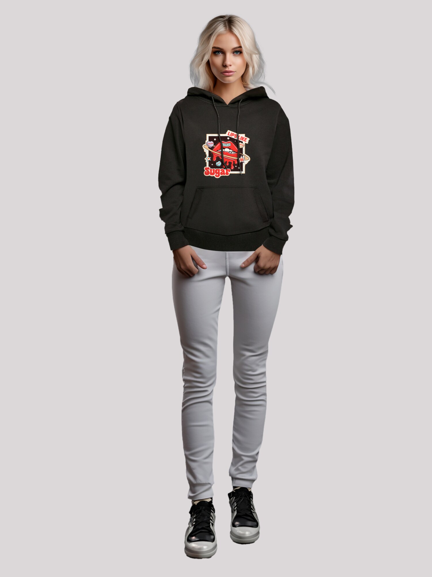 Thumbnail - F4NT4STIC Sweatshirt Lips like sugar retro fashion Valentinstag