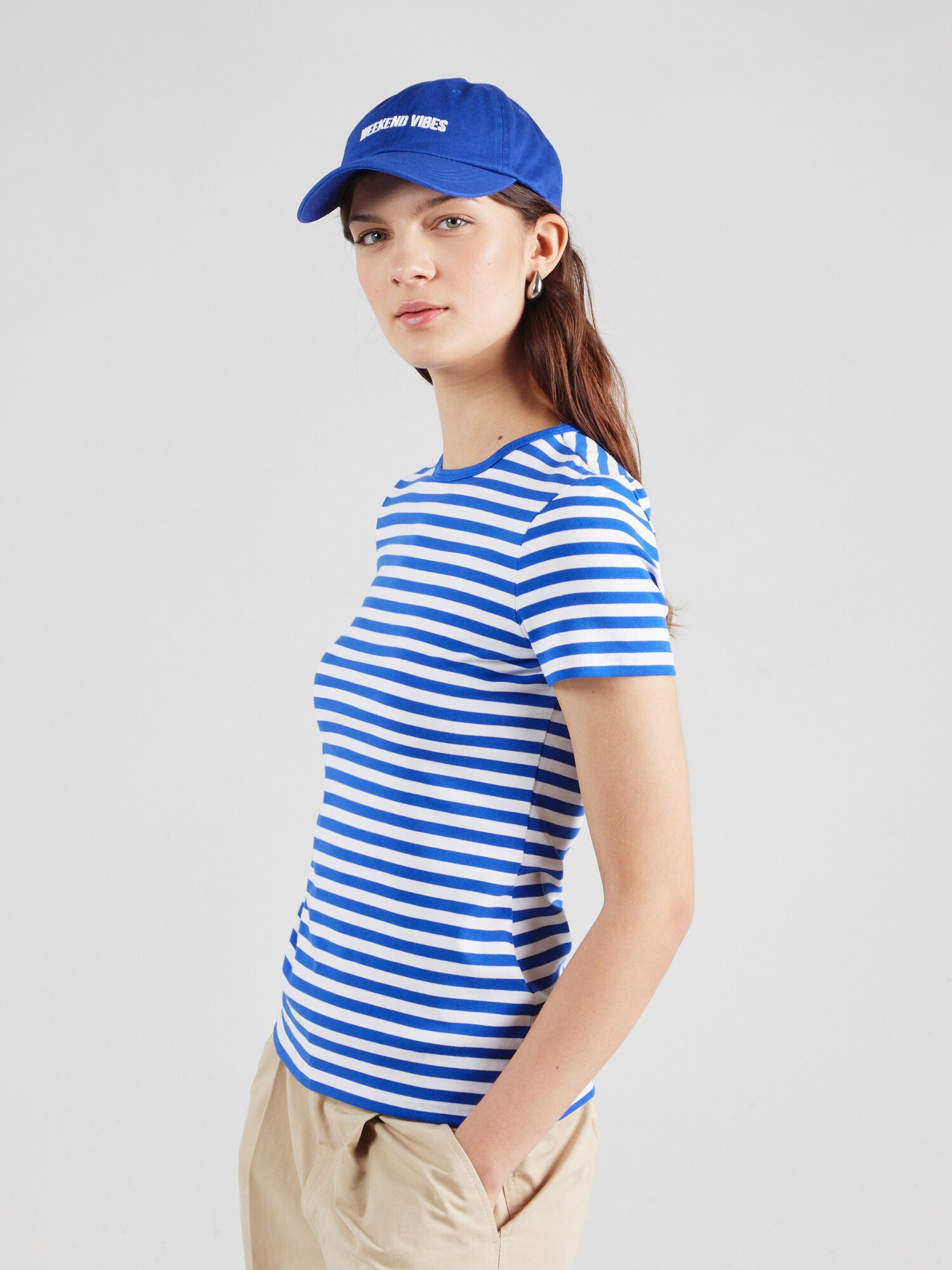 Lauren Ralph Lauren Póló 'ALLI'  kék / fehér termék 2. képe