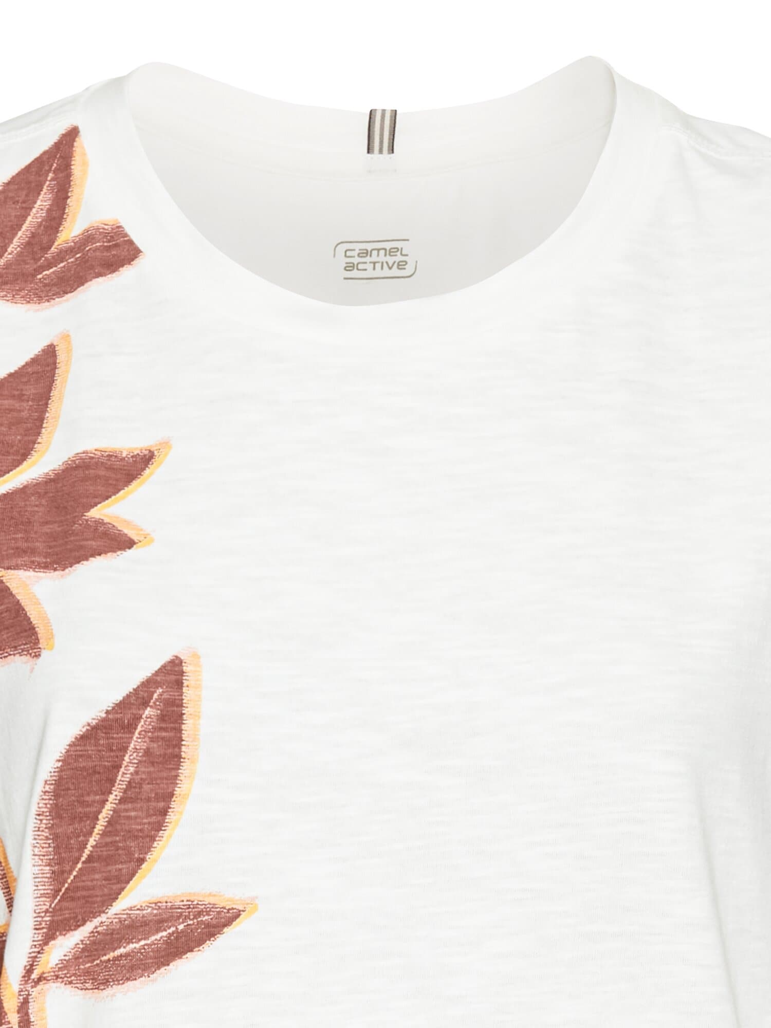 Thumbnail - T-Shirt mit Blumenprint aus Baumwolle