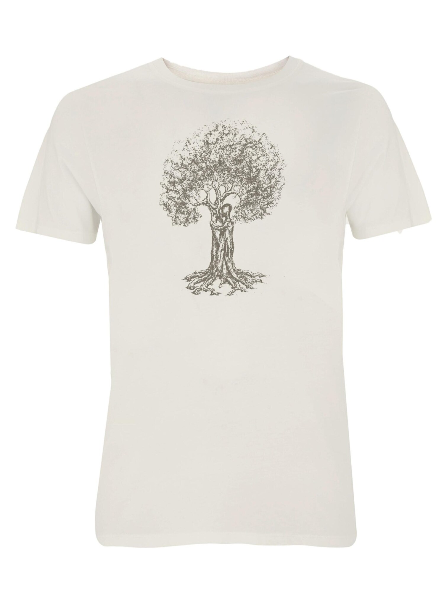 Life-Tree Majica 'Organic Fairwear Treehugger' bijela
