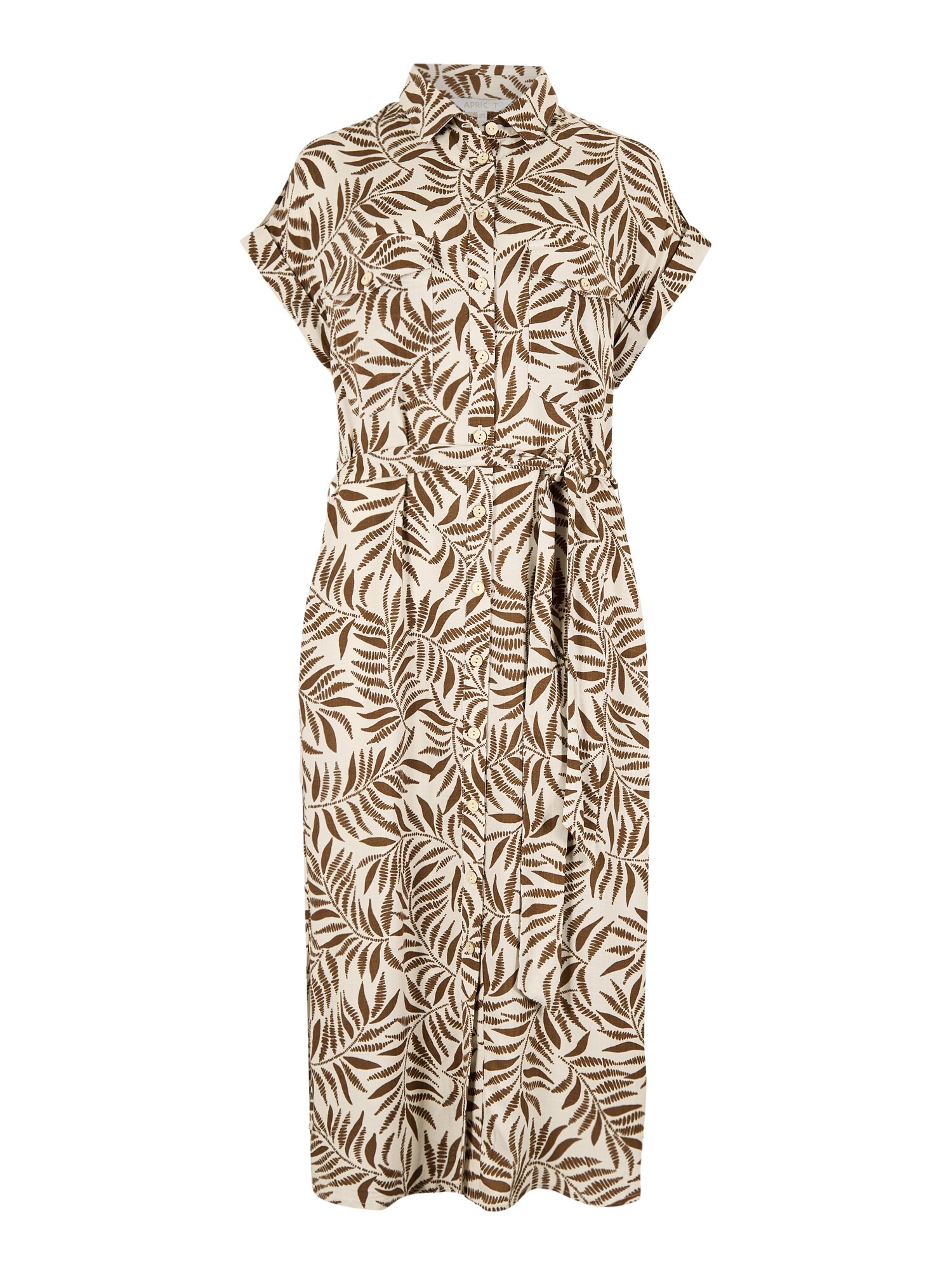 Apricot Blusenkleid