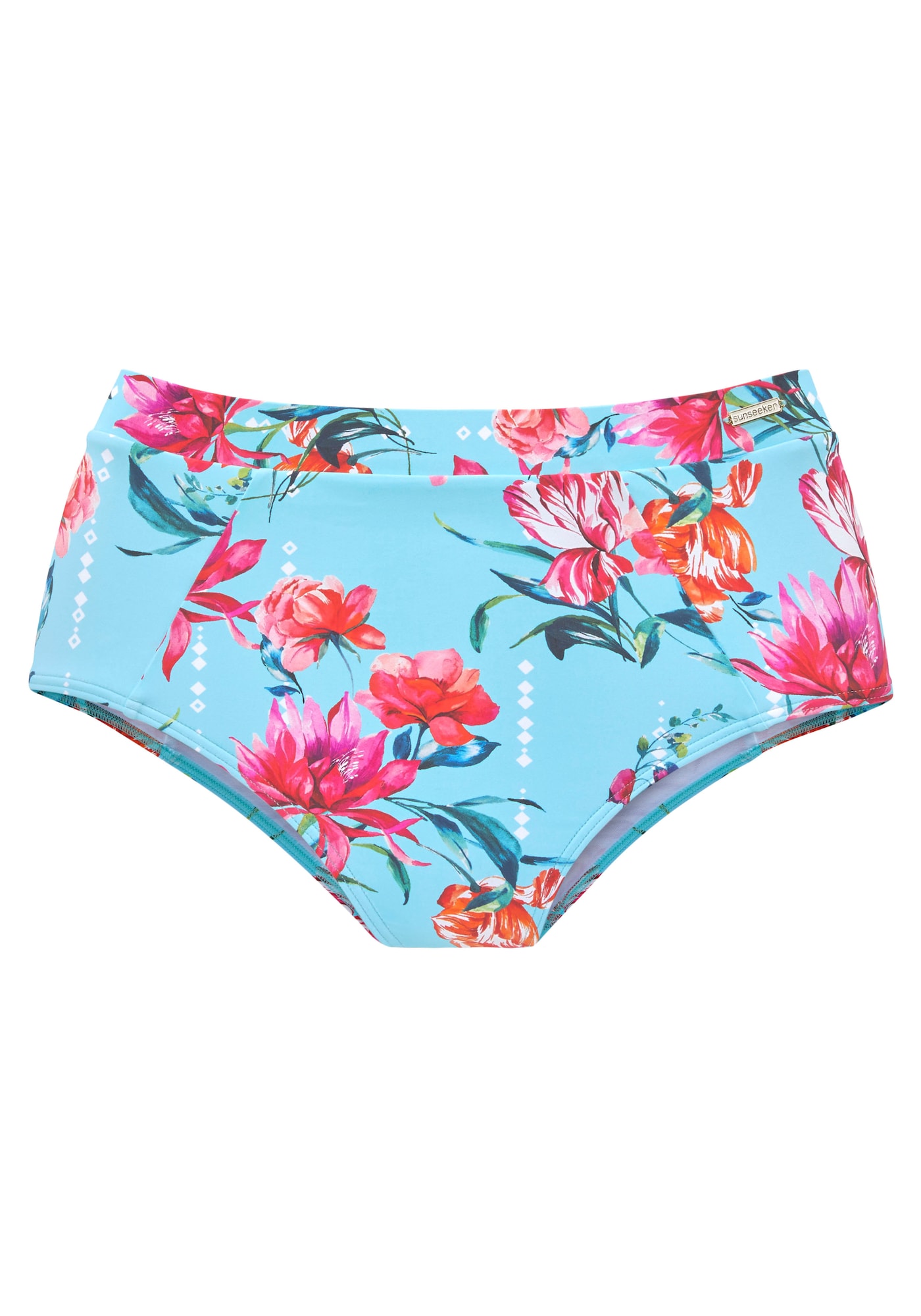 SUNSEEKER Slip costum de baie  albastru / roz / roșu