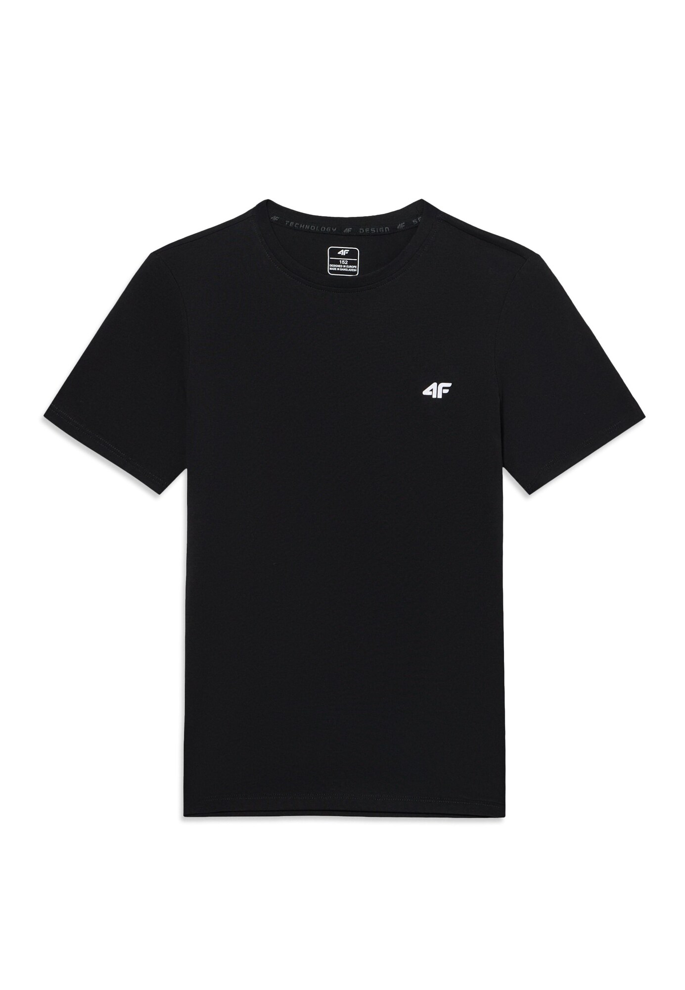 4F Junior Tricou funcțional negru