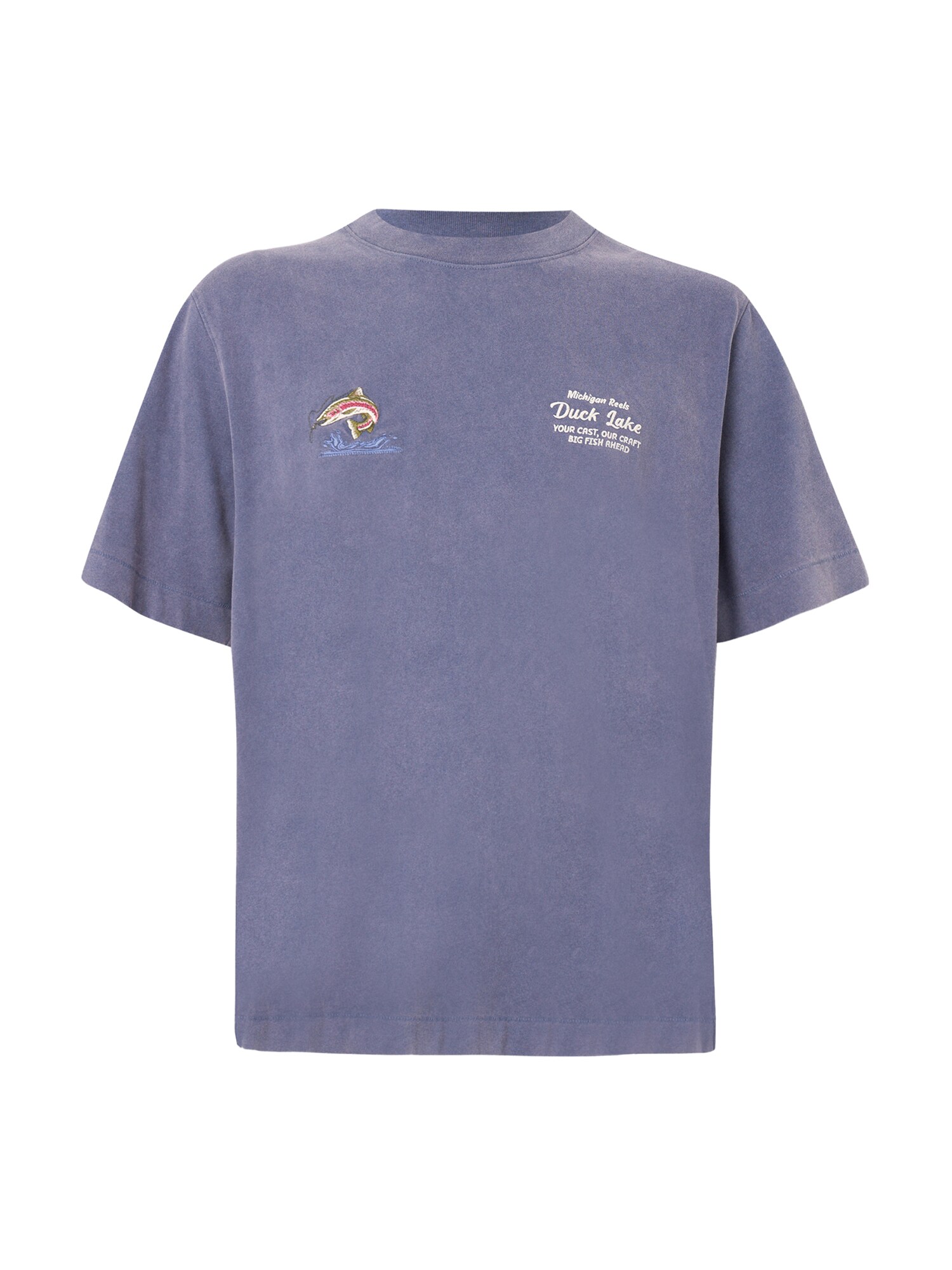 Abercrombie & Fitch Tricou COUNTRYSIDE  albastru porumbel / verde / roz / alb