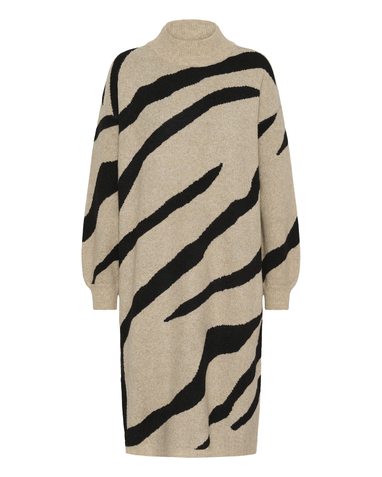 Kaffe Vestido de punto 'KAWilma'  beige / negro