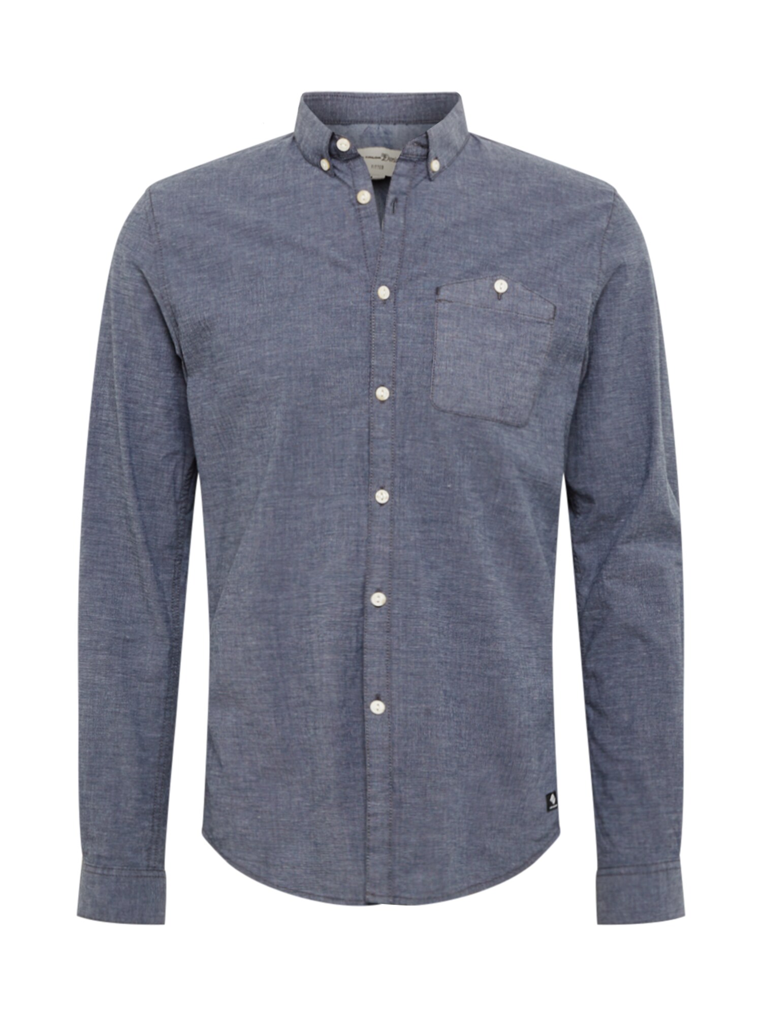 TOM TAILOR DENIM Dalykiniai marškiniai  margai mėlyna