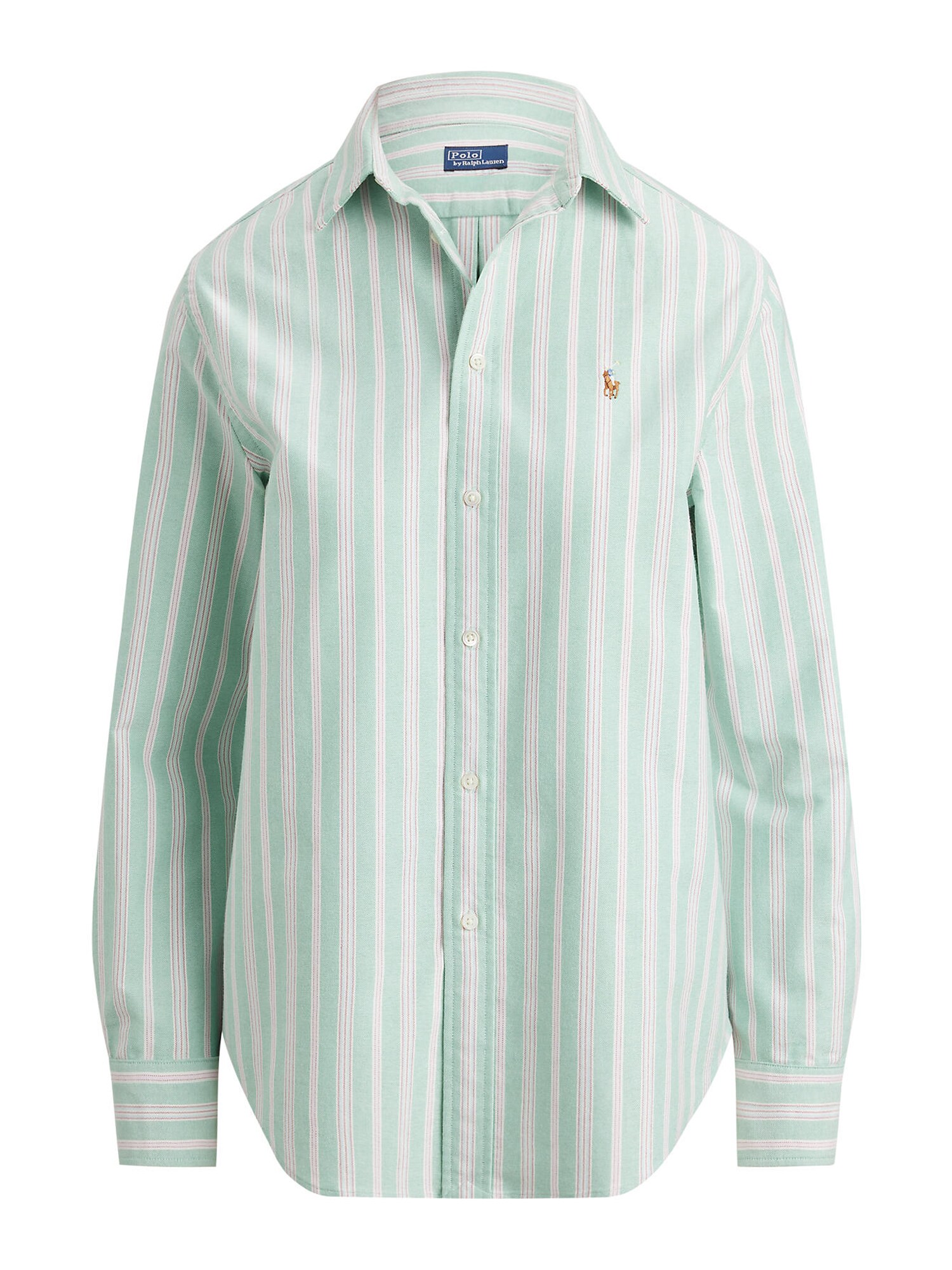 Polo Ralph Lauren Bluză  albastru pastel / verde mentă / roşu închis / alb