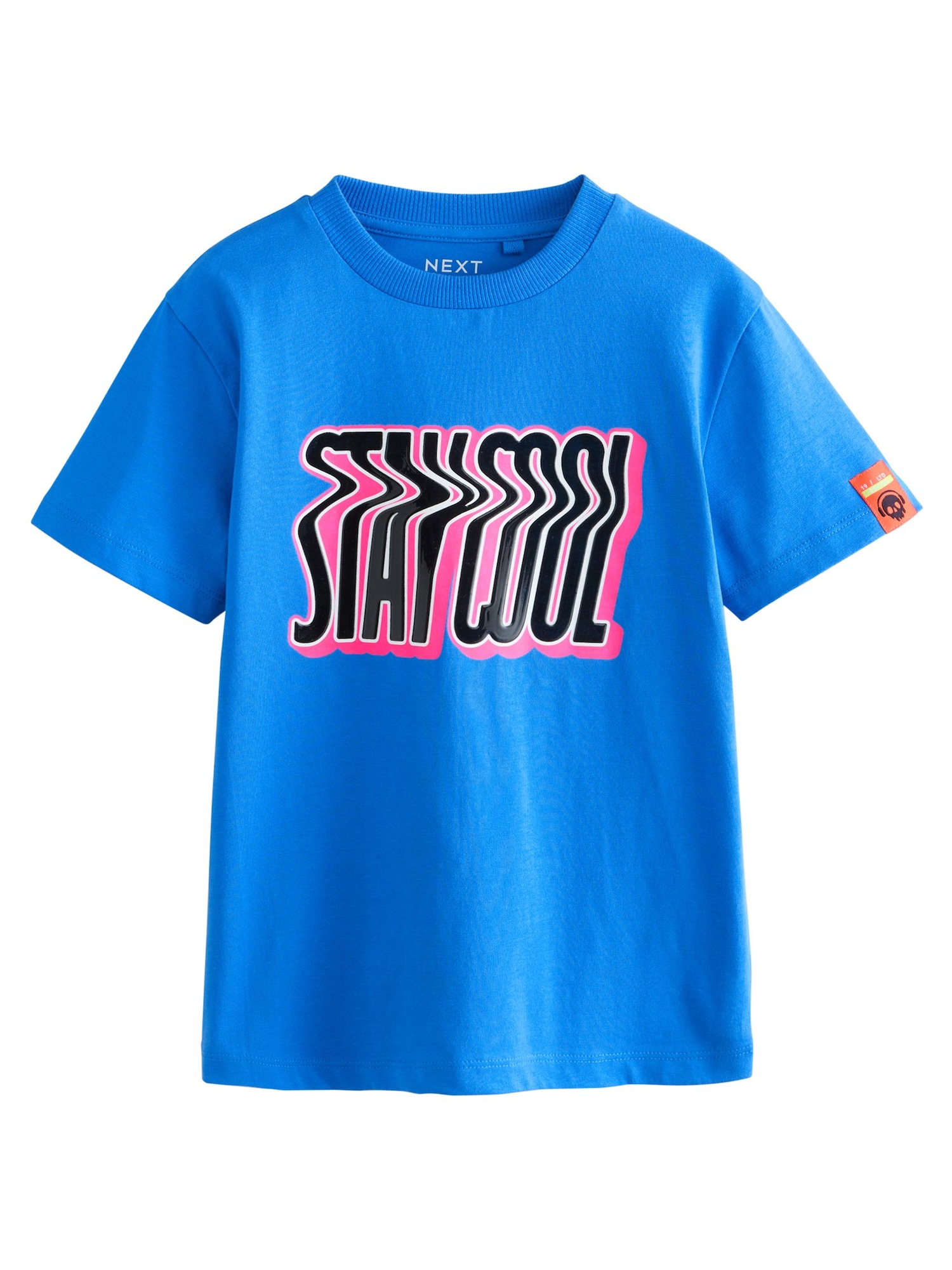 Next Tricou  albastru / roz / negru