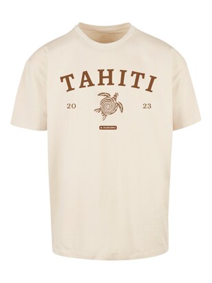 F4NT4STIC Shirt ‘Tahiti’ Sand / Bordeaux