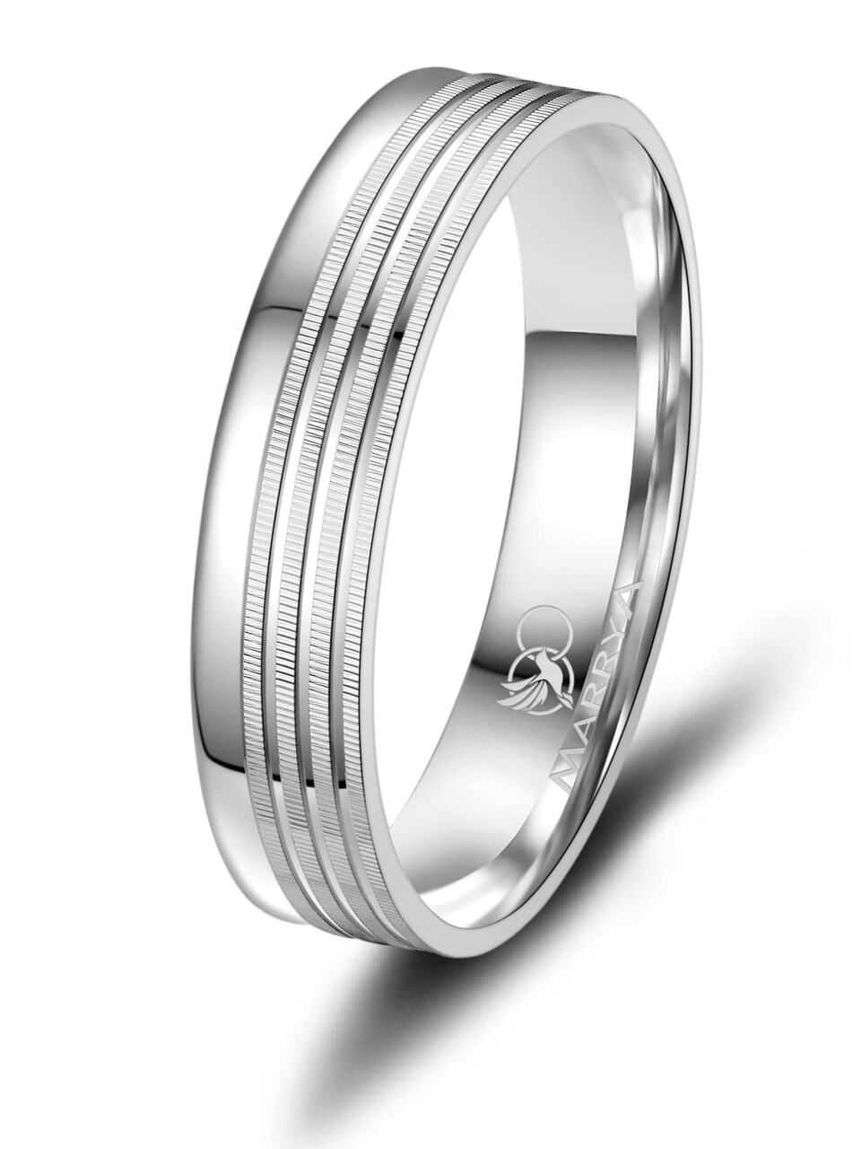 Ring 'MARRYA SI-03 Ehering aus Silber'