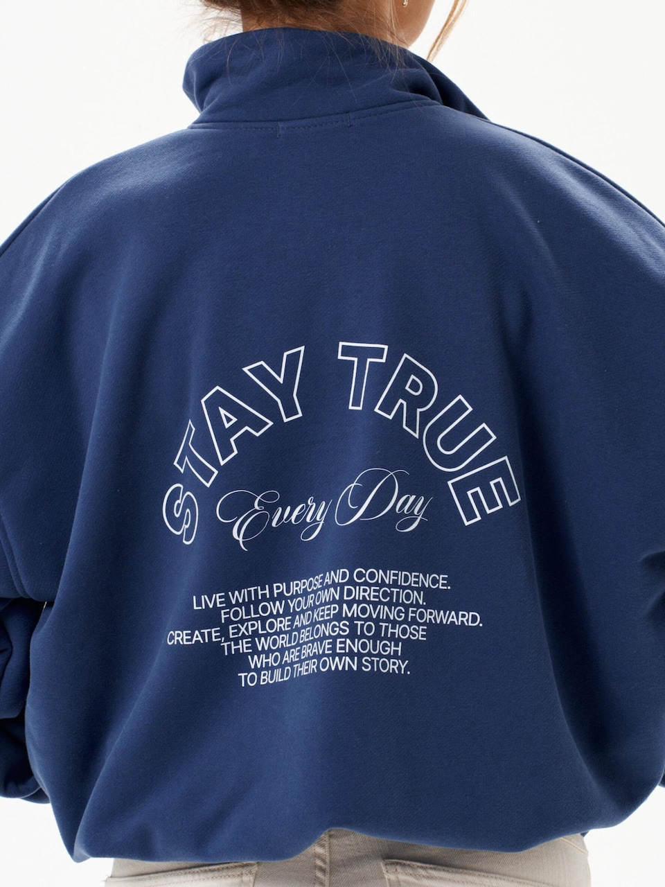 Sweatshirt 'Stay True'