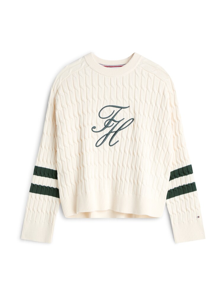 TOMMY HILFIGER Pulóver Női bézs , Méret L