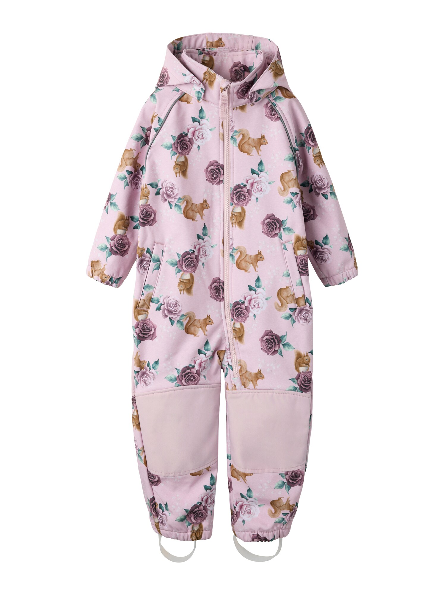 NAME IT Salopetă NMFALFA08  nisipiu / mov liliachiu / roz