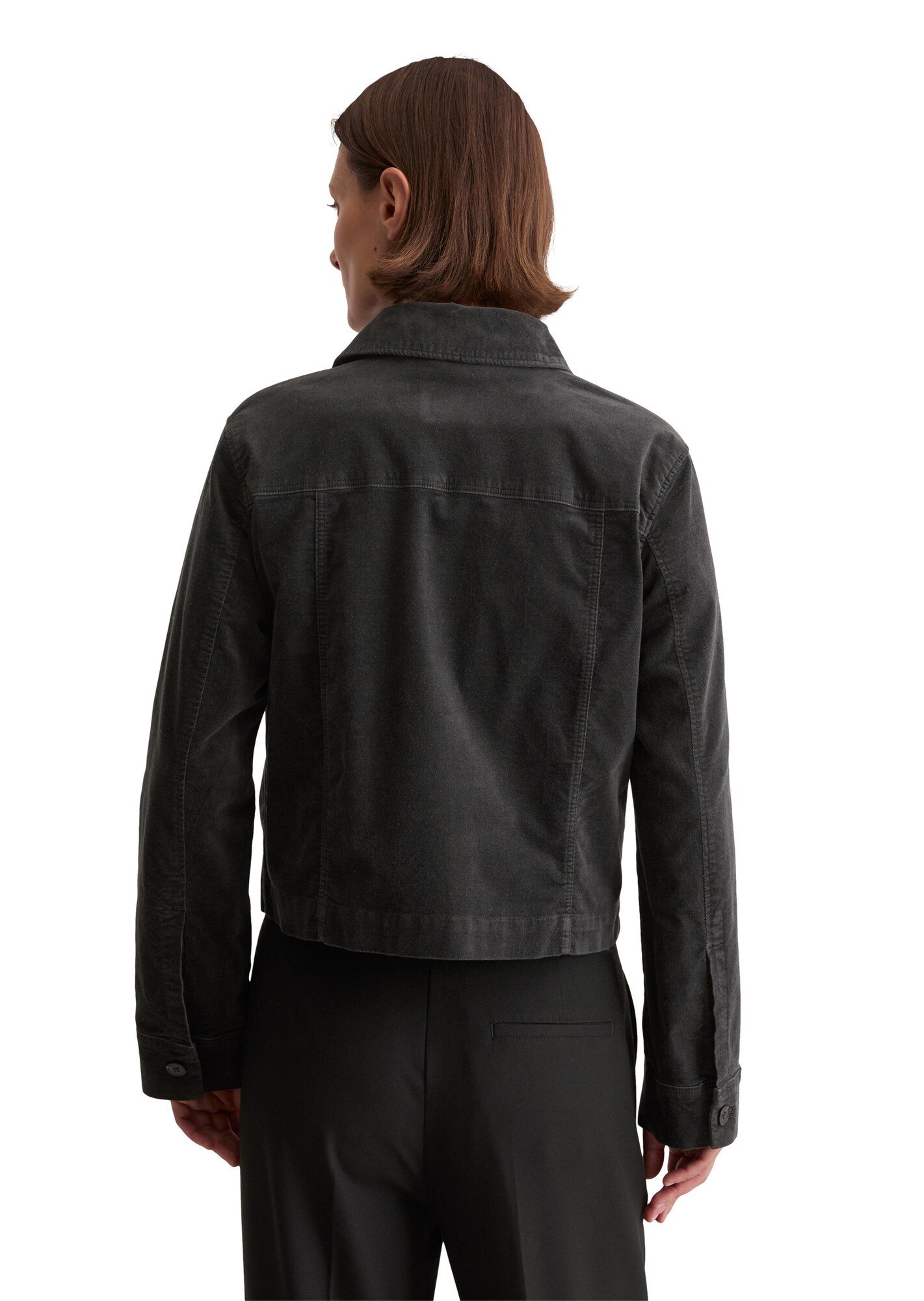Marc O'Polo Chaqueta de entretiempo  gris oscuro – imagen 4